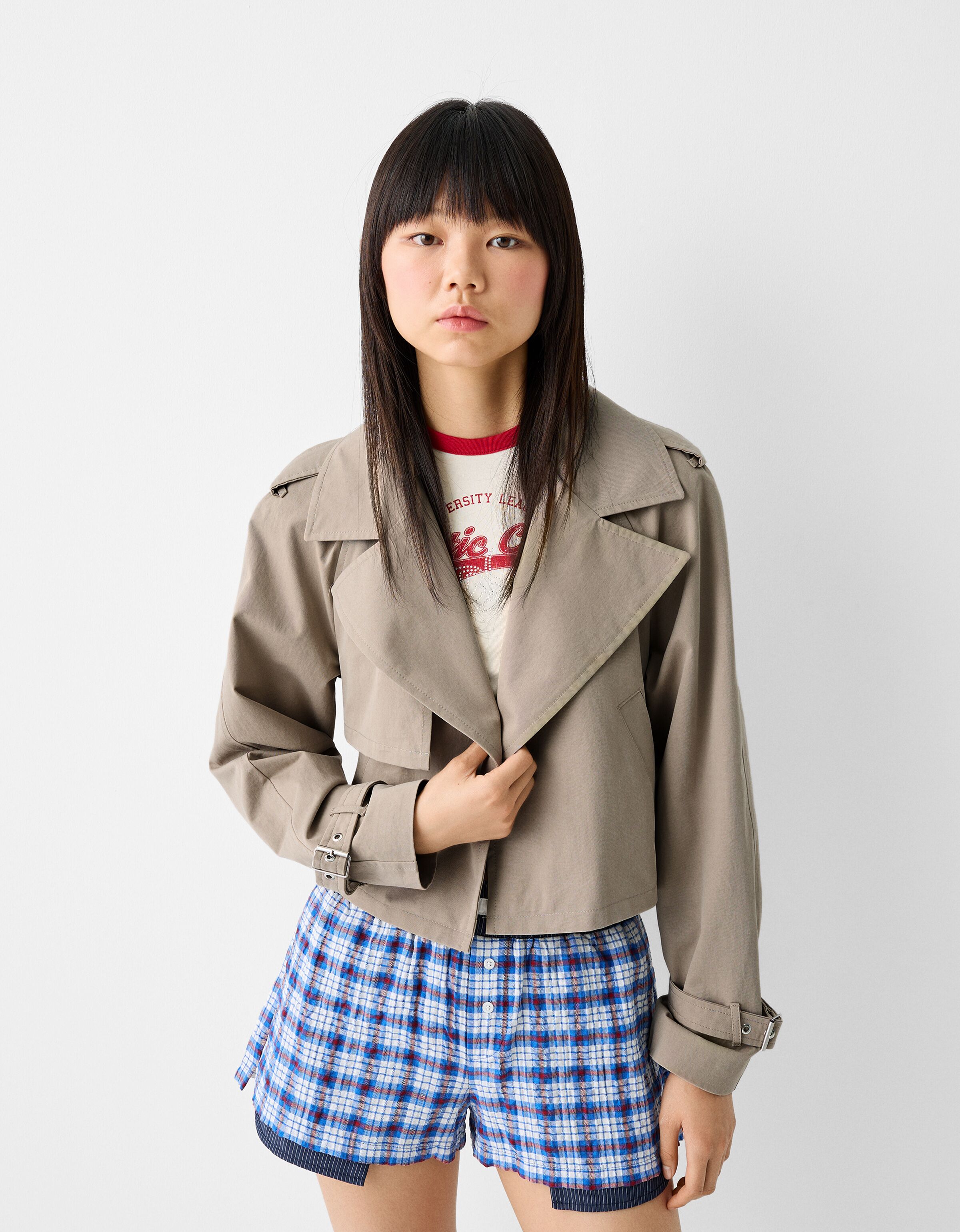 Giubbotti ragazza bershka online