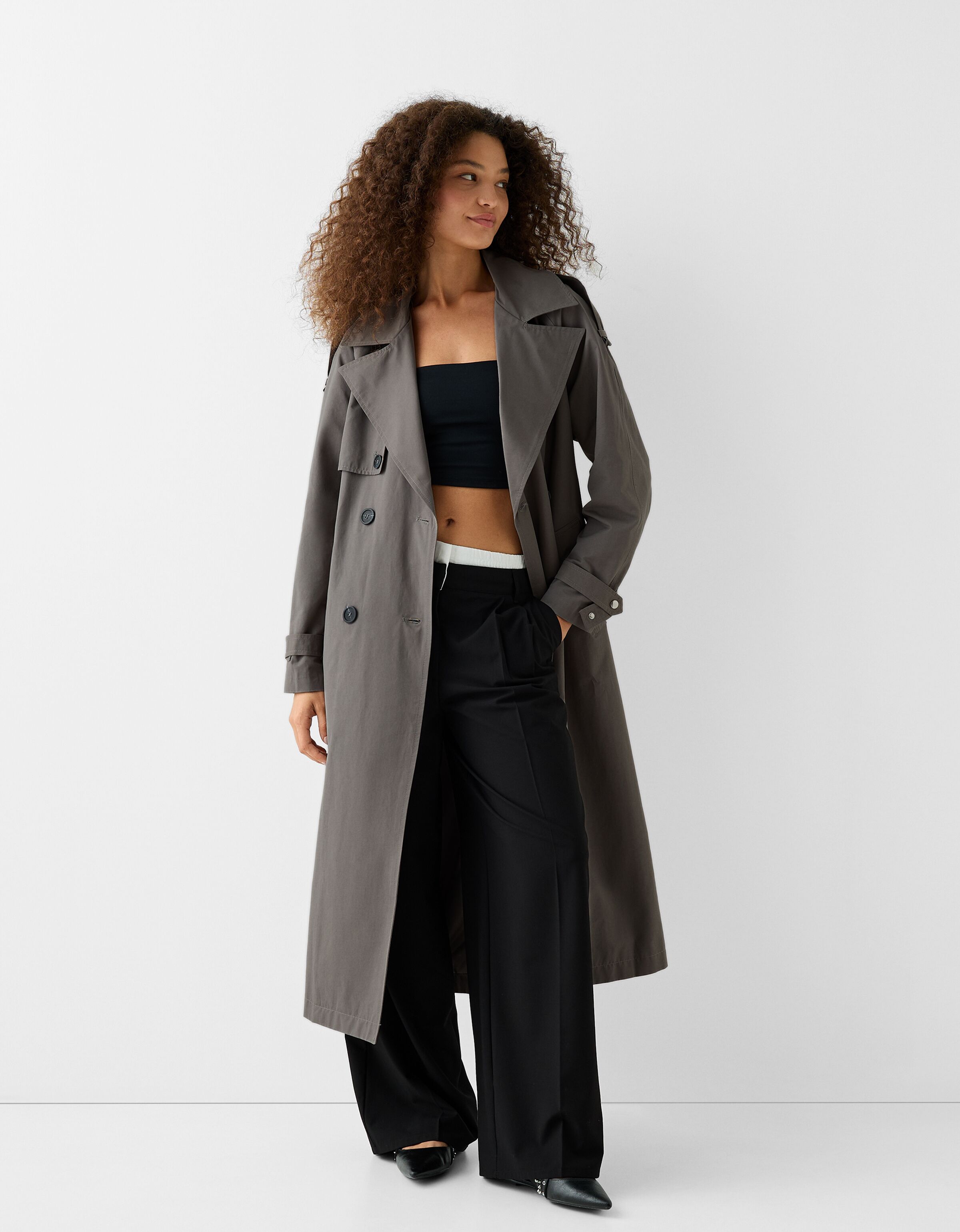 Bershka coat cheap