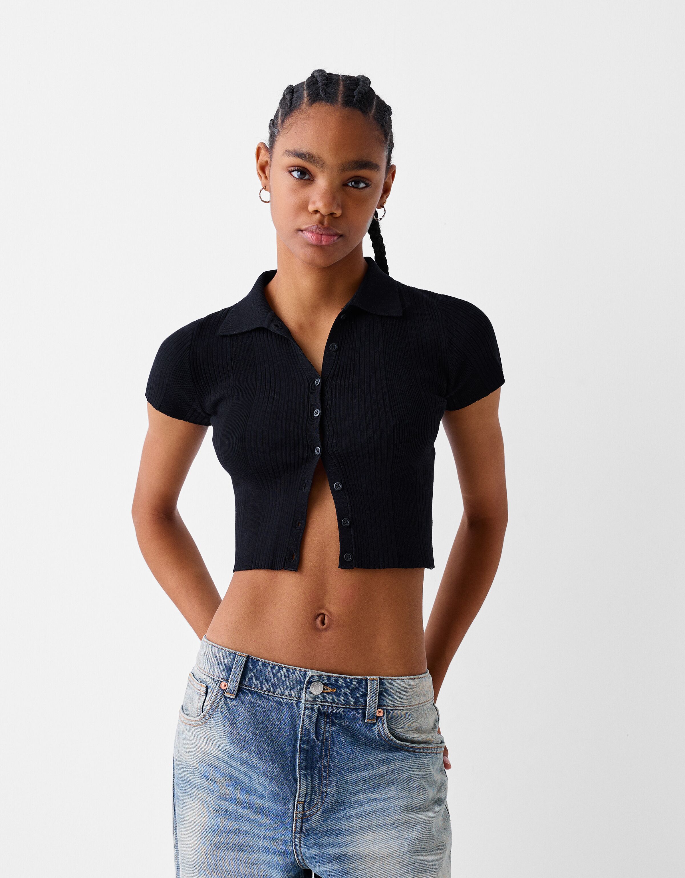 Short cheap sleeve polo