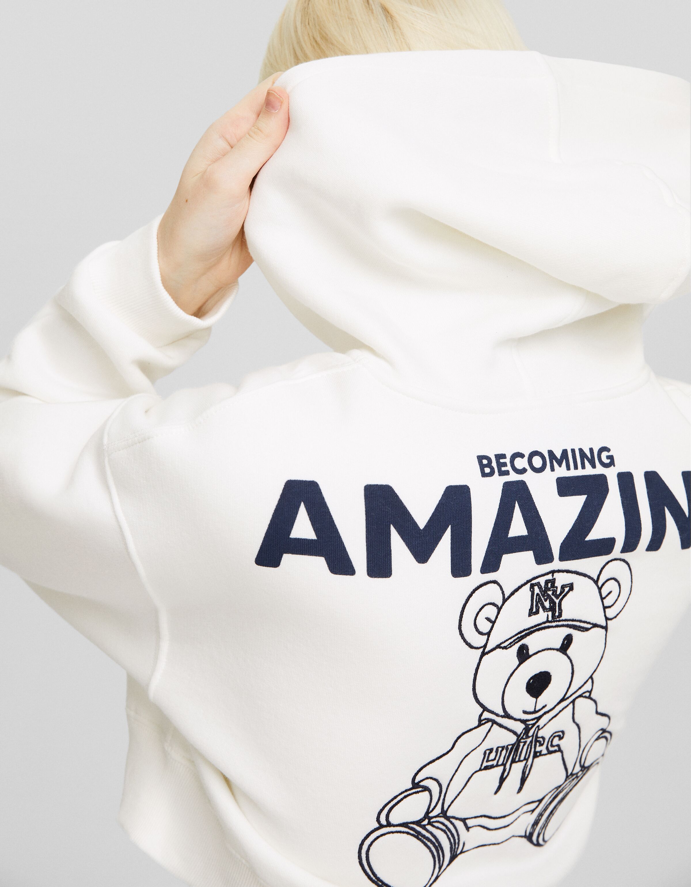 Bershka mickey hoodie sale