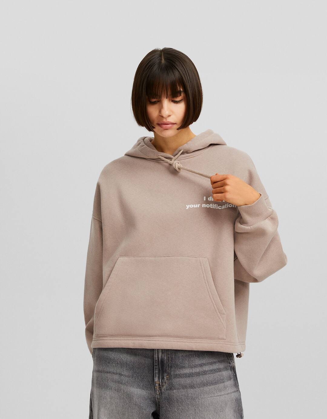 Printed oversize hoodie