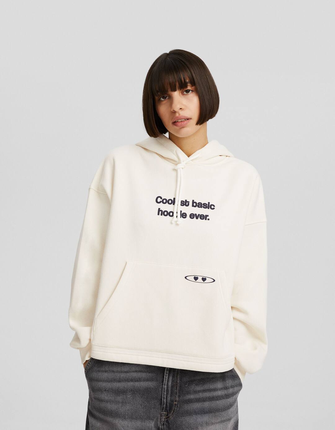 Printed oversize hoodie