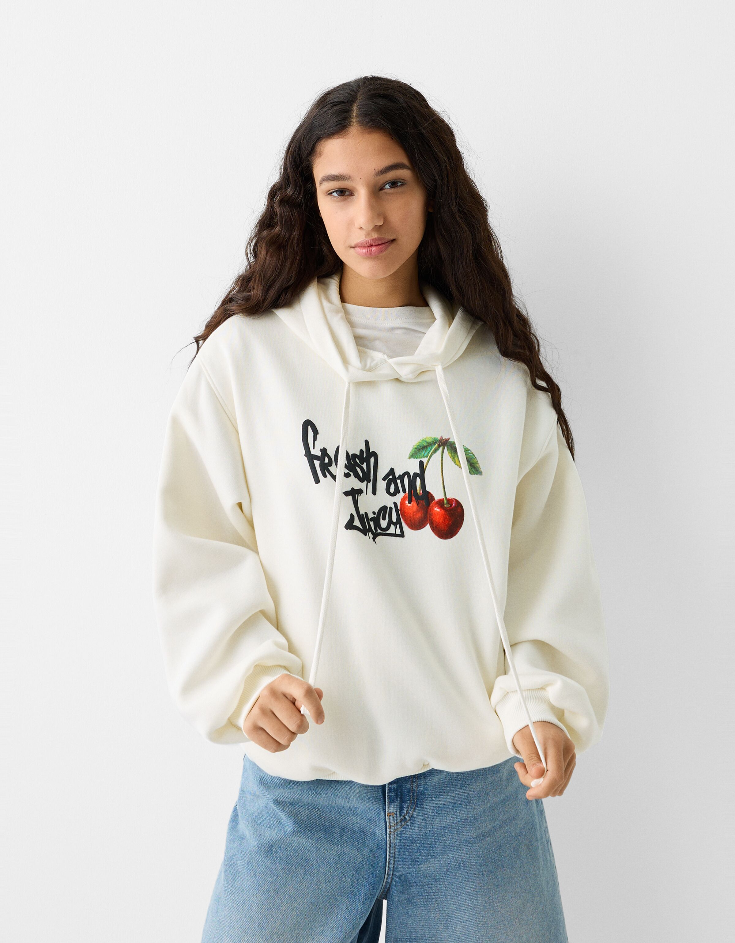 Women s Sweatshirts New Collection BERSHKA