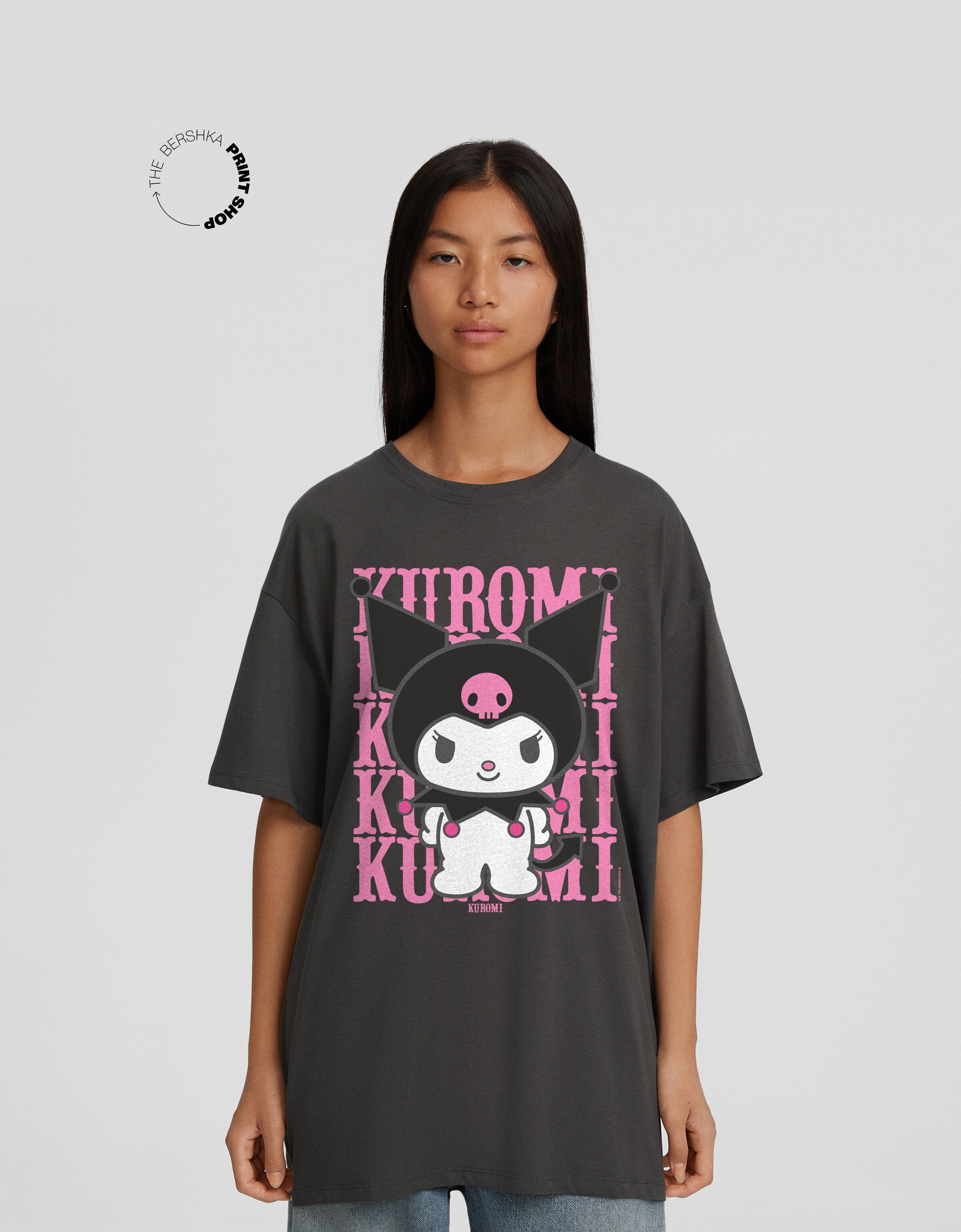 Camiseta corta 2025 bershka