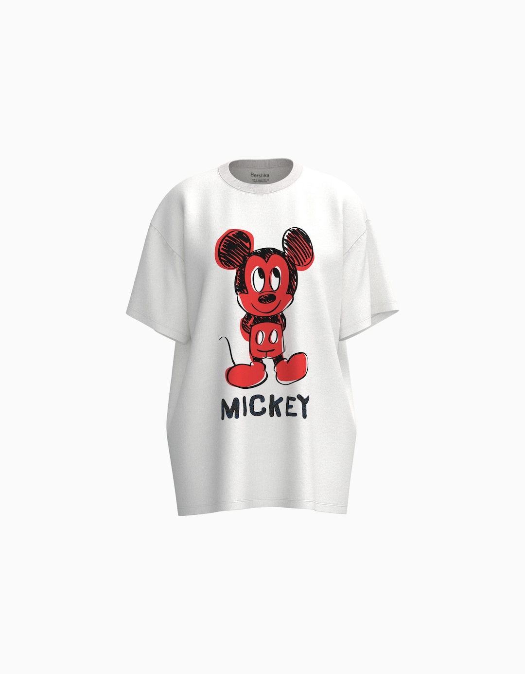 Mickey egeres, oversize, rövid ujjú póló
