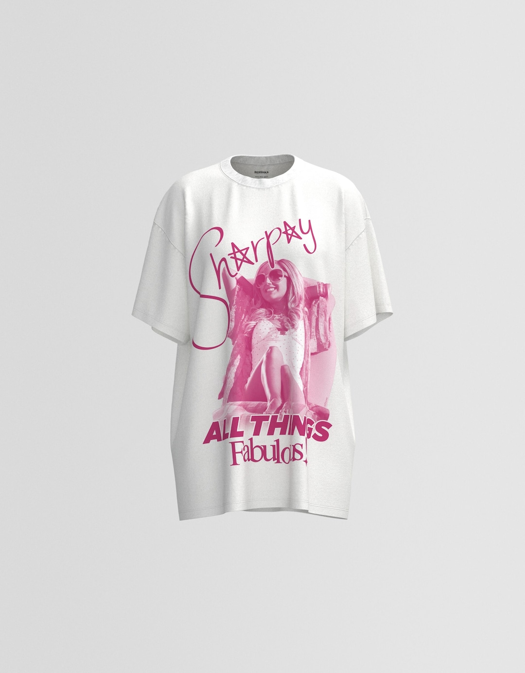 Kortärmad oversize t-shirt High School Musical Sharpay-tryck