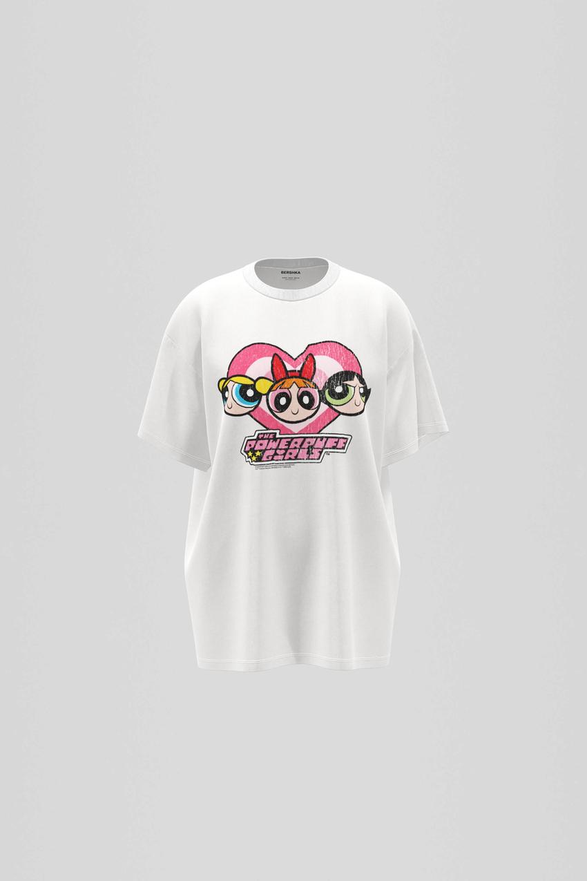 Powerpuff Girls print short sleeve oversize Tshirt BSK Teen Bershka