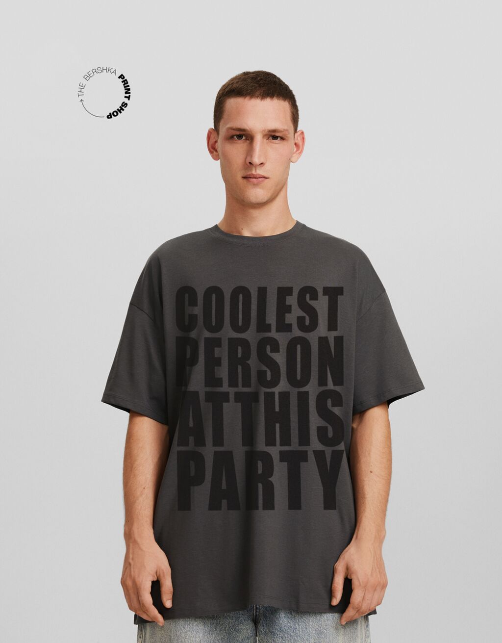 T shirt oversize femme bershka on sale