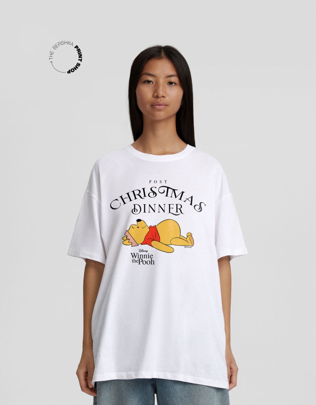 Winnie the Pooh print short sleeve oversize T shirt T shirts