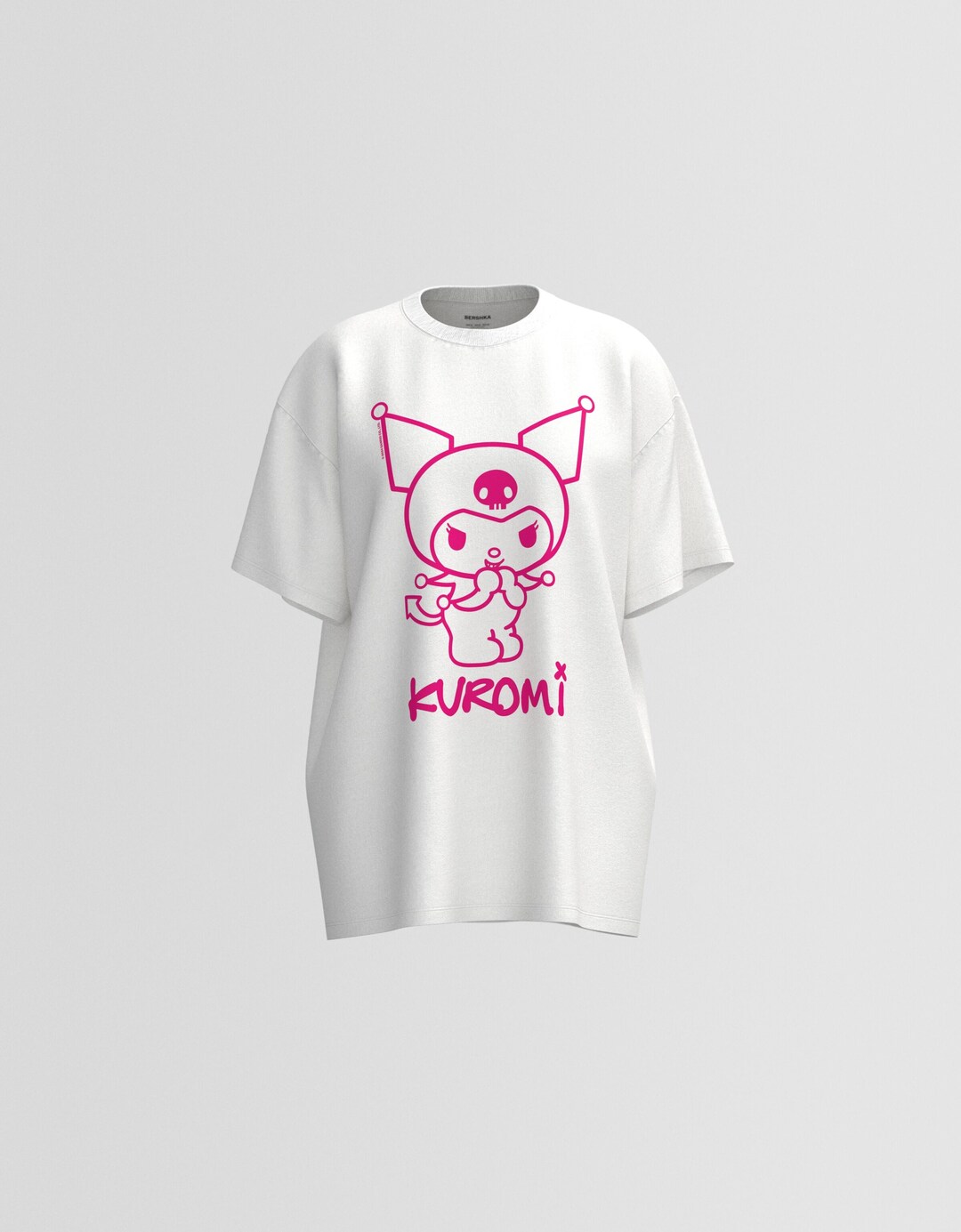 Camiseta Kuromi manga corta boxy