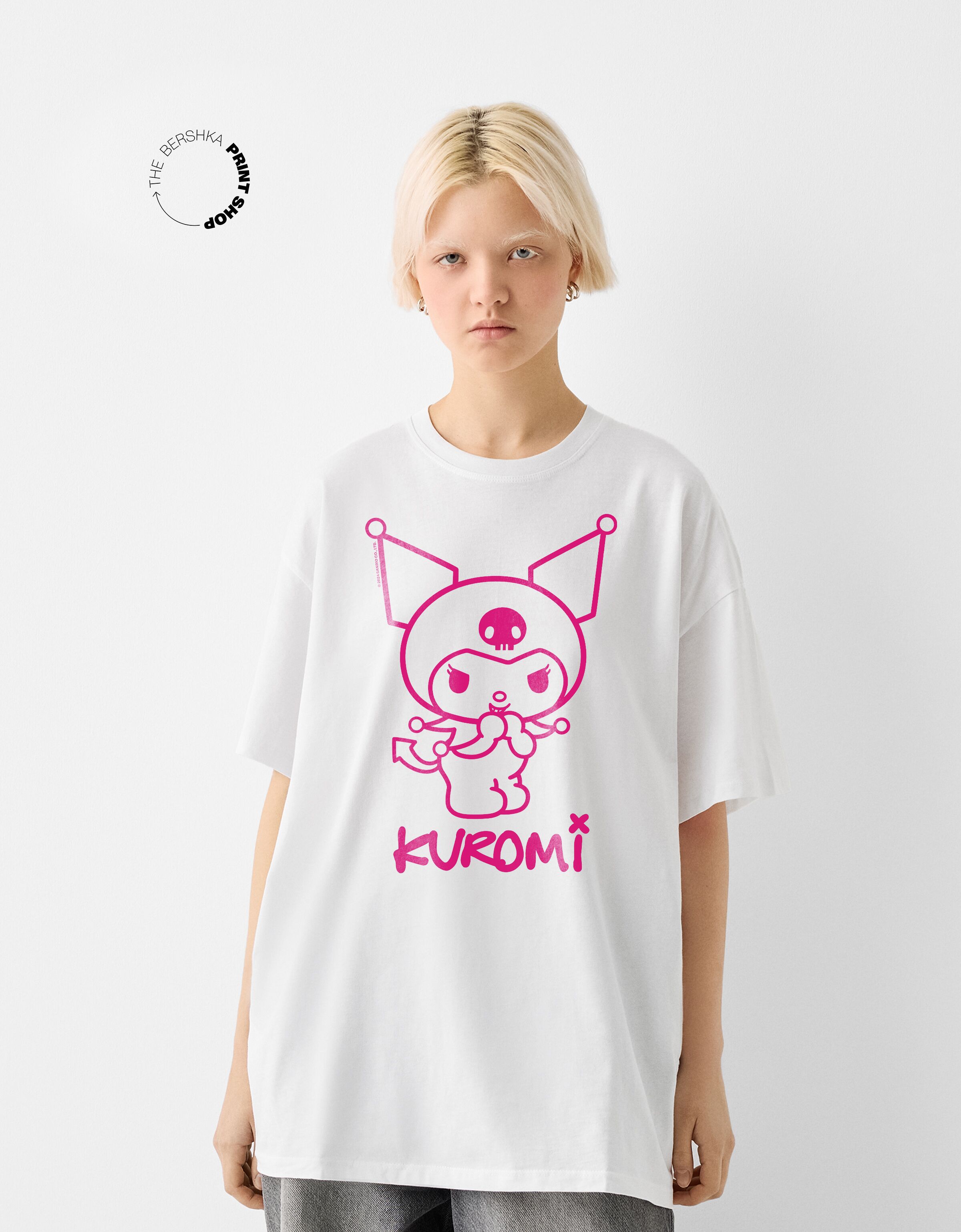 Camisetas de manga corta para mujer Nueva Colecci n BERSHKA Espa a