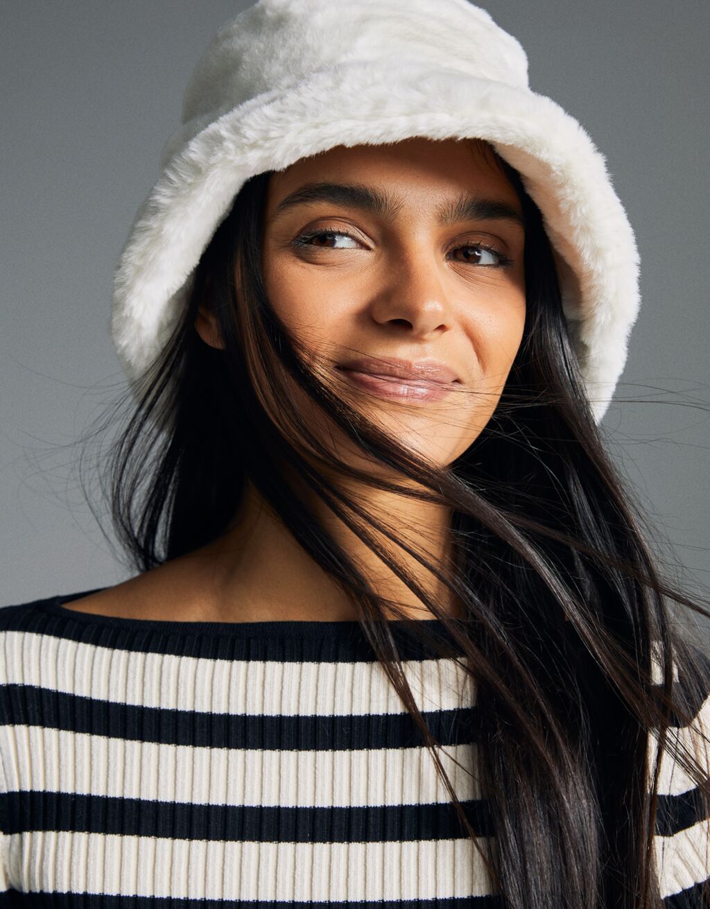 Striped boatneck cheap sweater