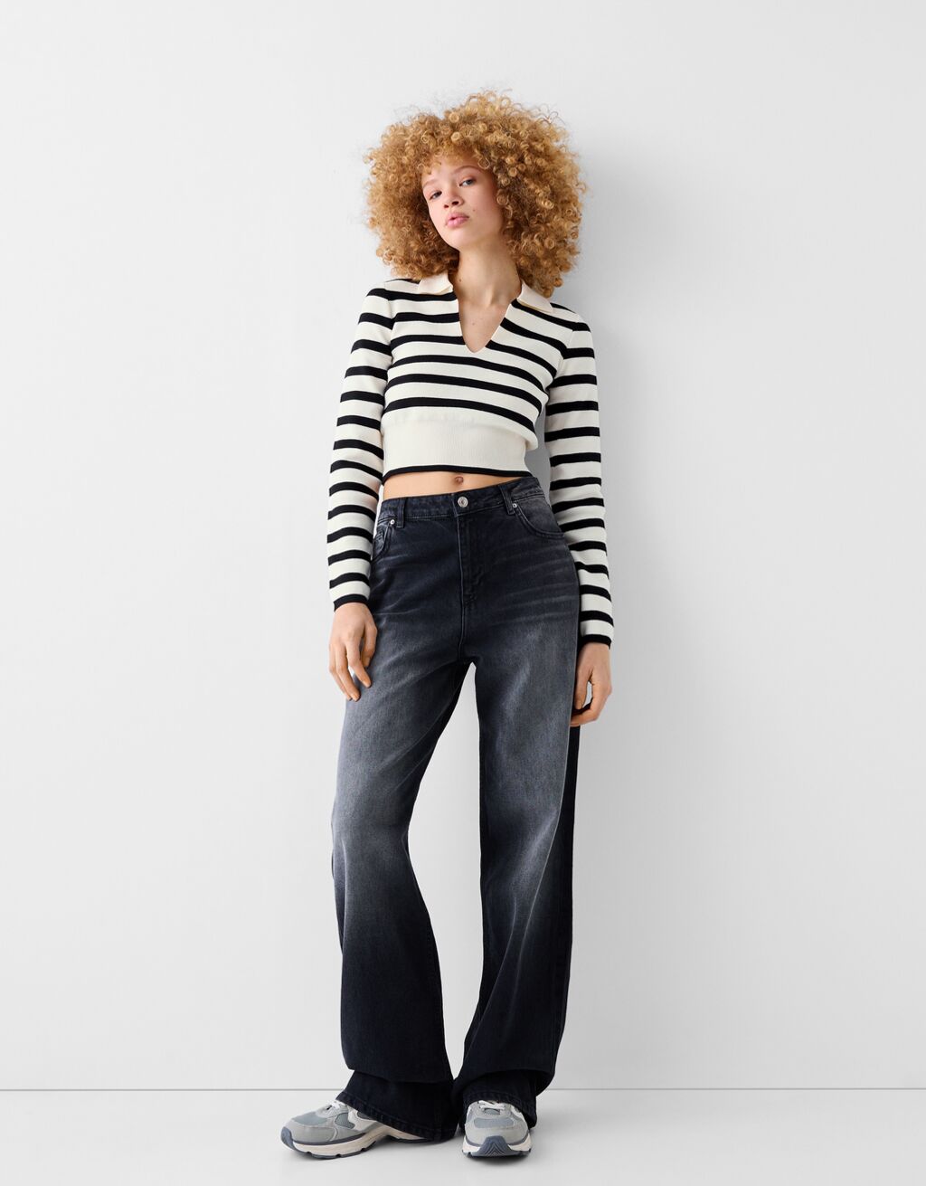 سويتر بياقة بولو-أسود-3