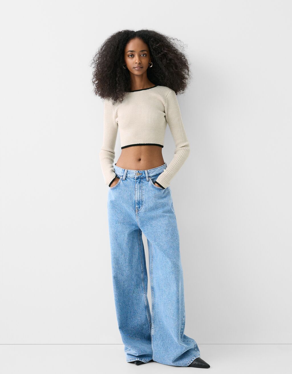 Open-back sweater-Sand-3