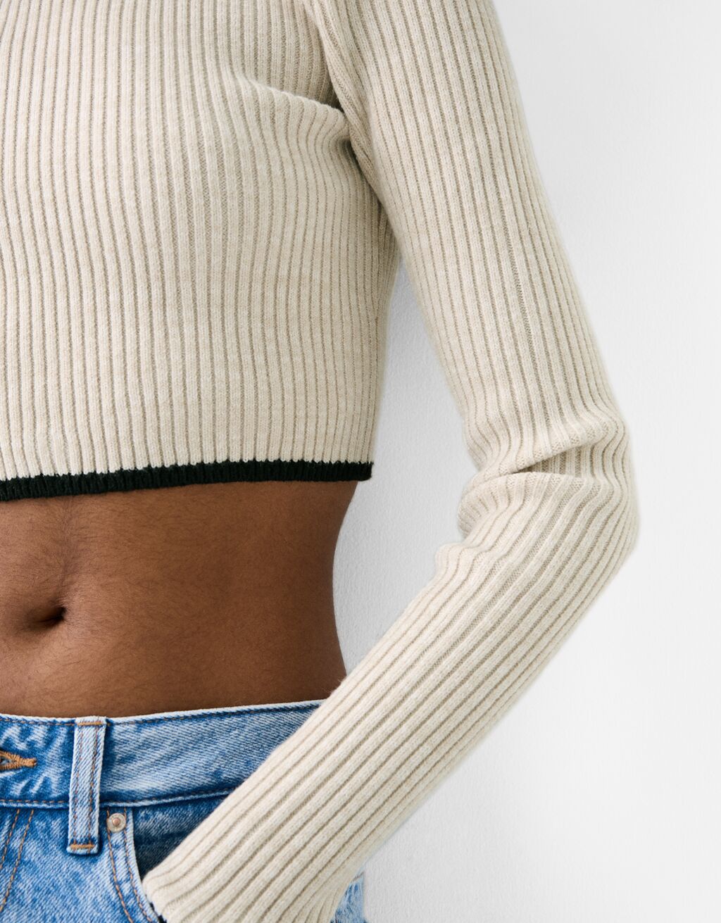 Open-back sweater-Sand-5