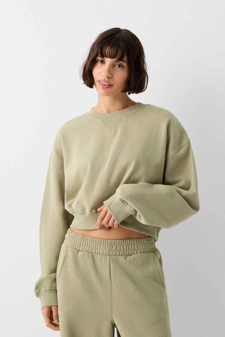 Cropped sweatshirt