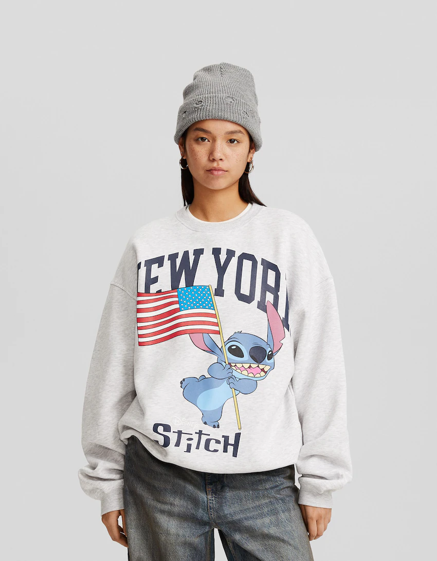 Stitch print sweatshirt - Sweatshirts and hoodies - BSK Teen