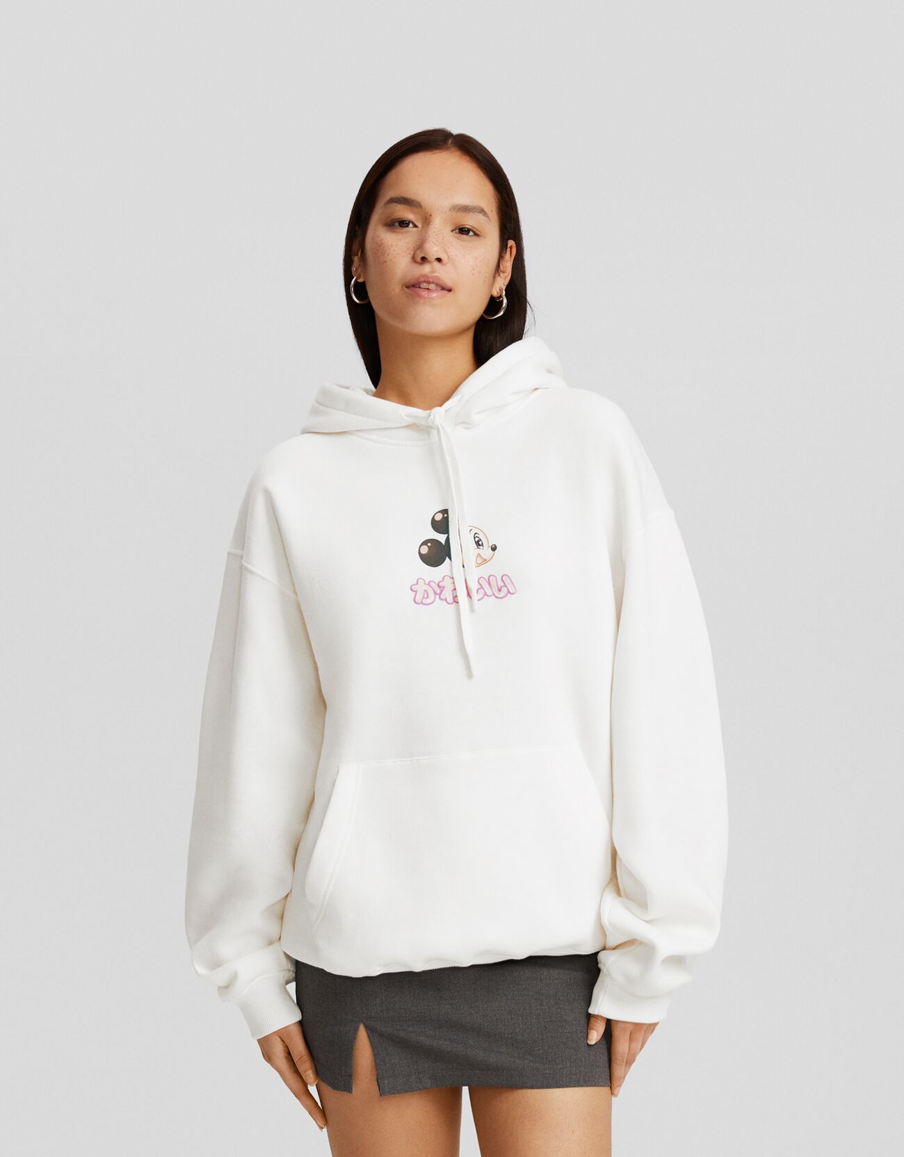 Bershka mickey sweatshirt new arrivals
