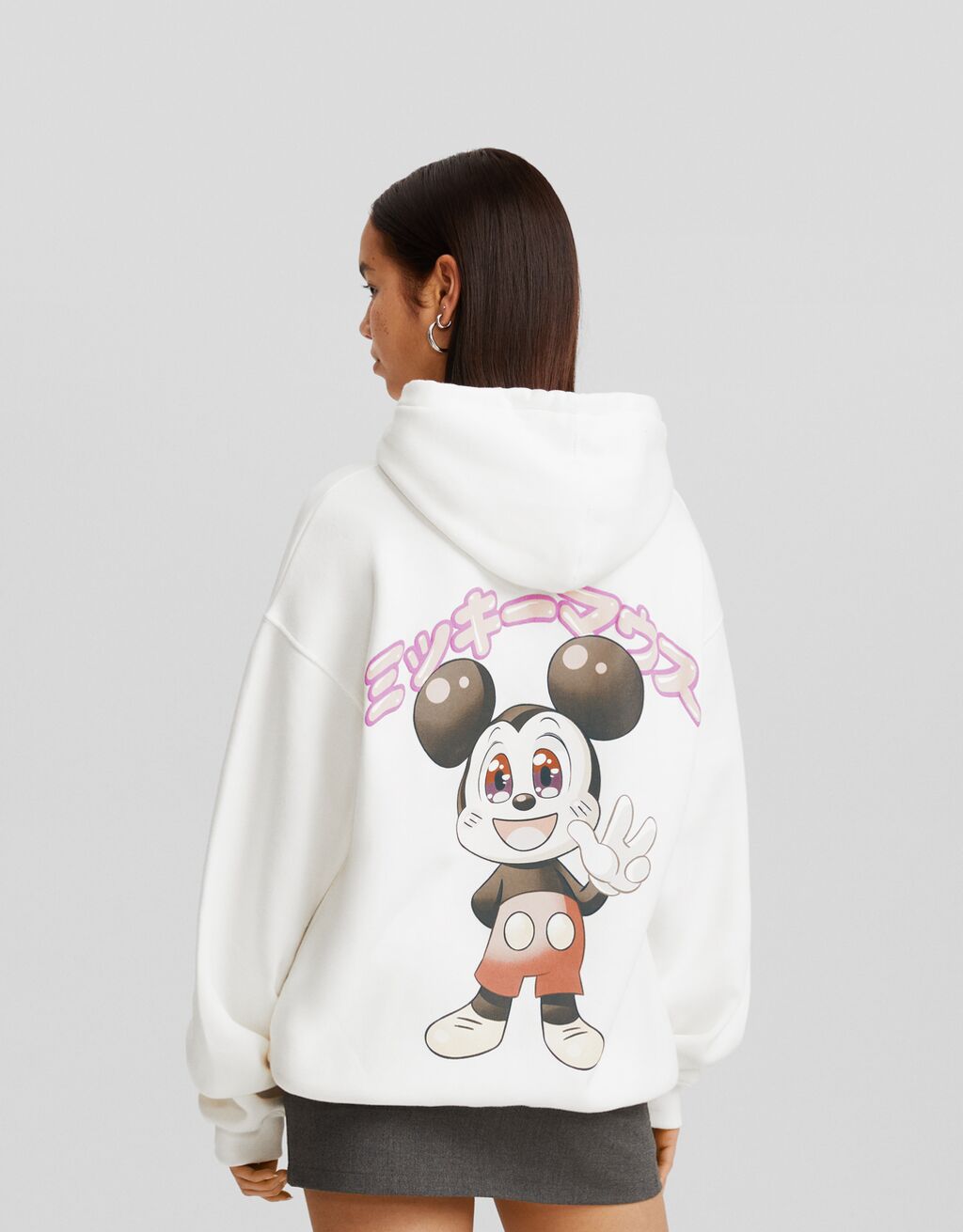 Mickey print hoodie