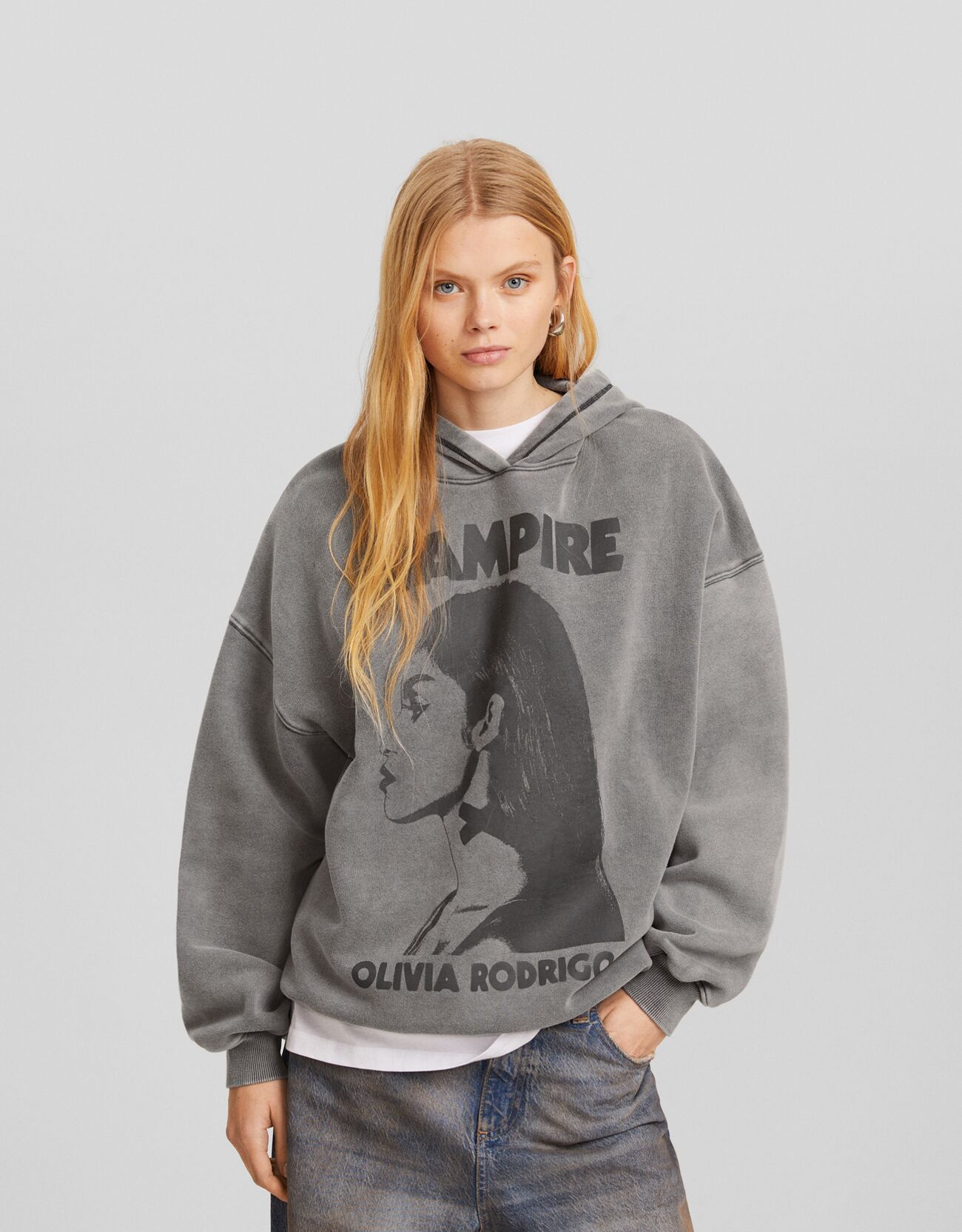 Olivia Rodrigo print hoodie Collaborations Women Bershka
