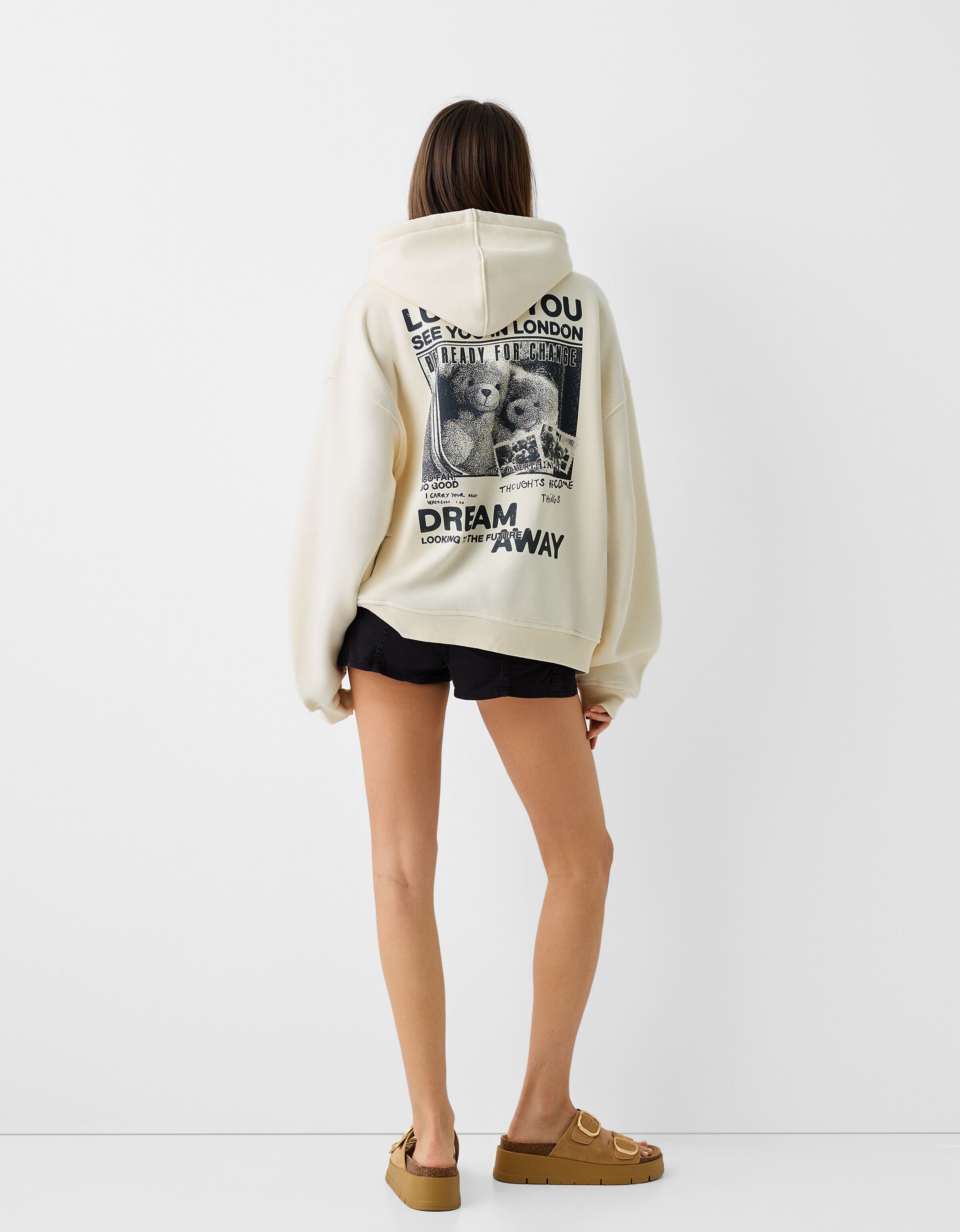 Bershka stitch online sweatshirt