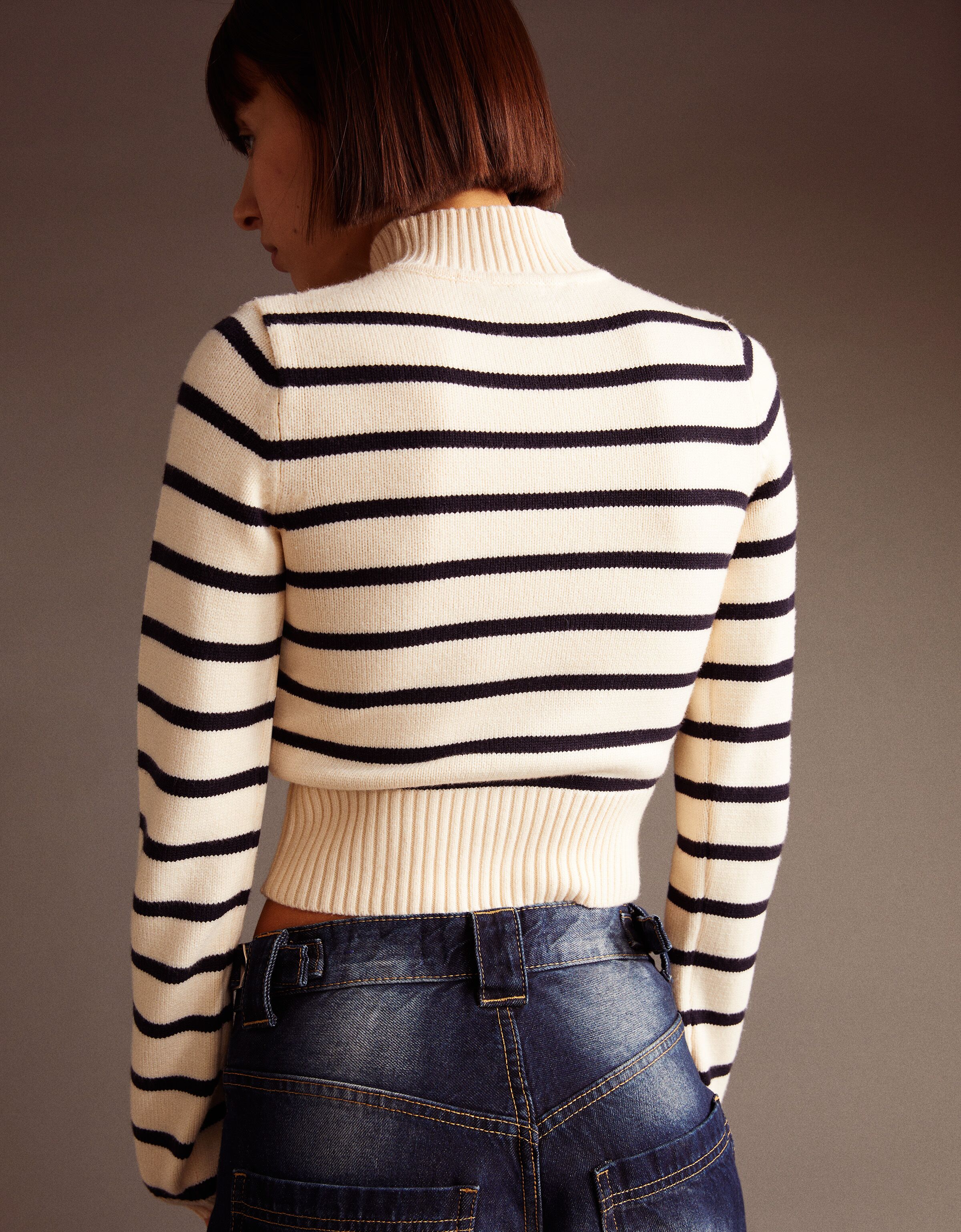 Jeans a new arrivals righe bershka