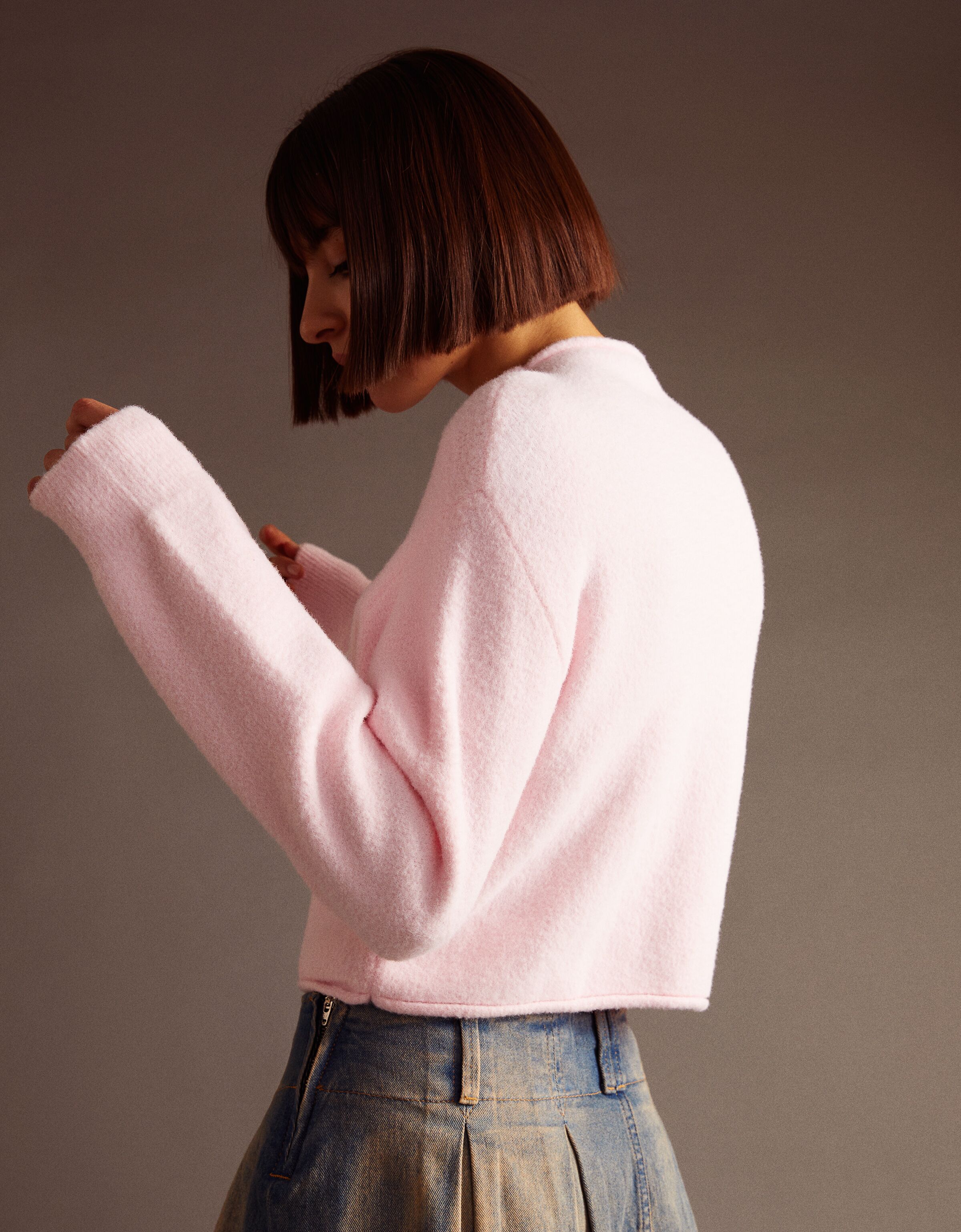 Bershka fluffy jumper sales