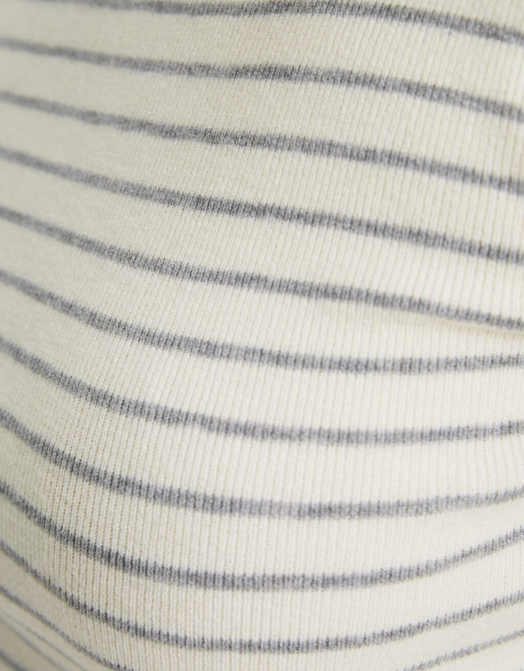 Camisola gola alta riscas-Cinza-5