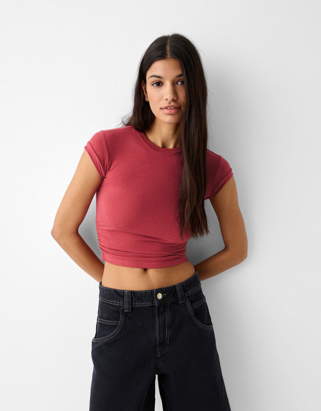 Short shirt outlet girl