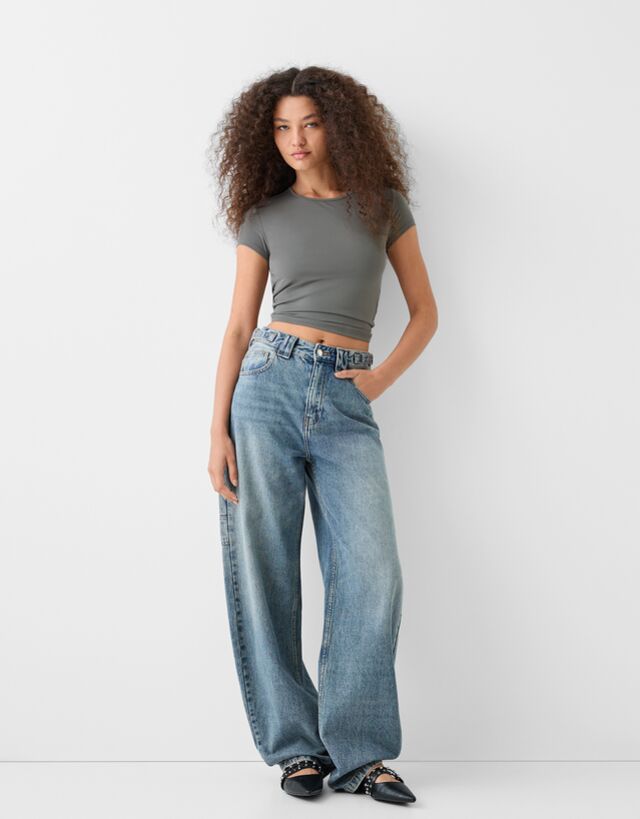 Camisetas store chica bershka