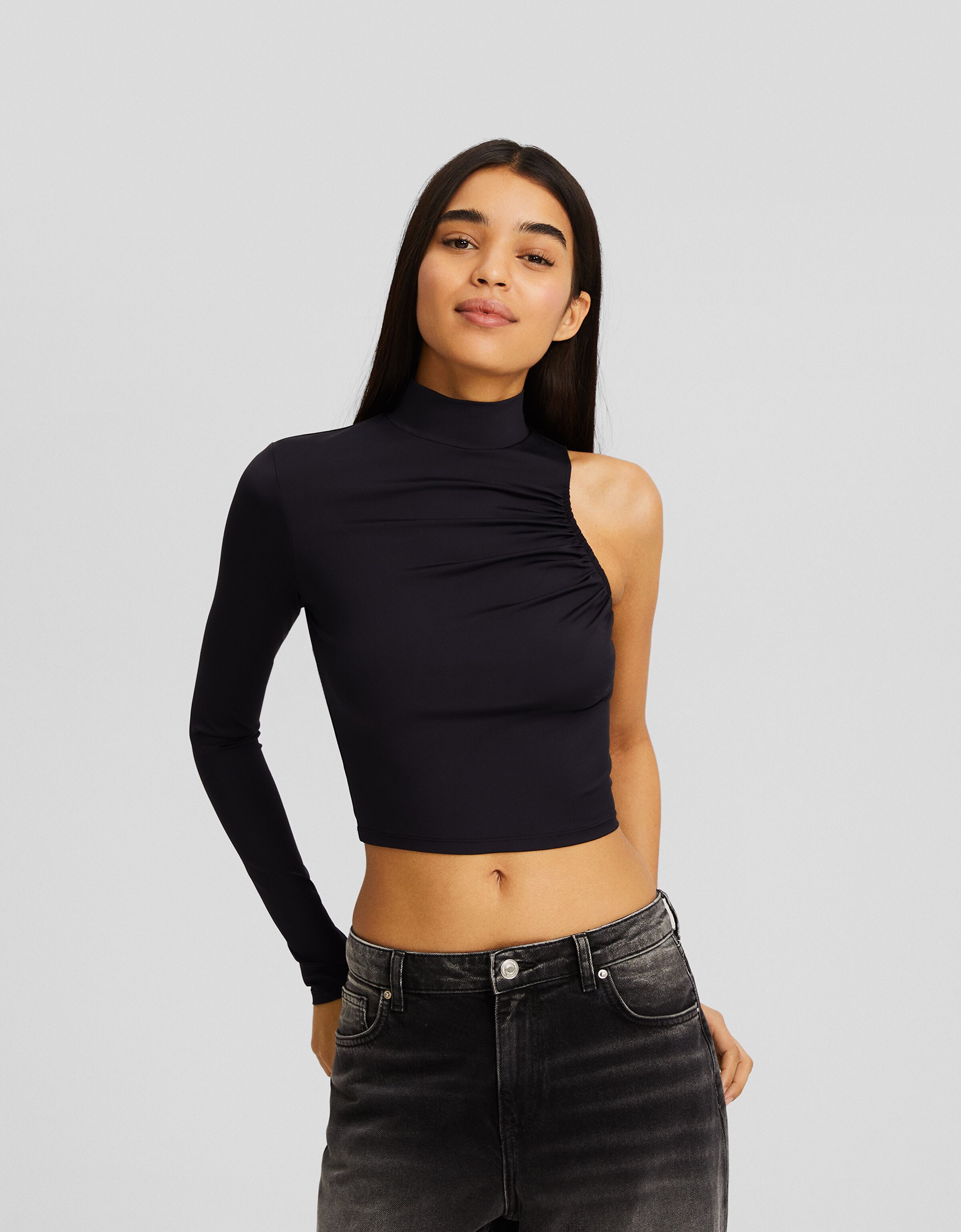 Camiseta best sale cropped frunces