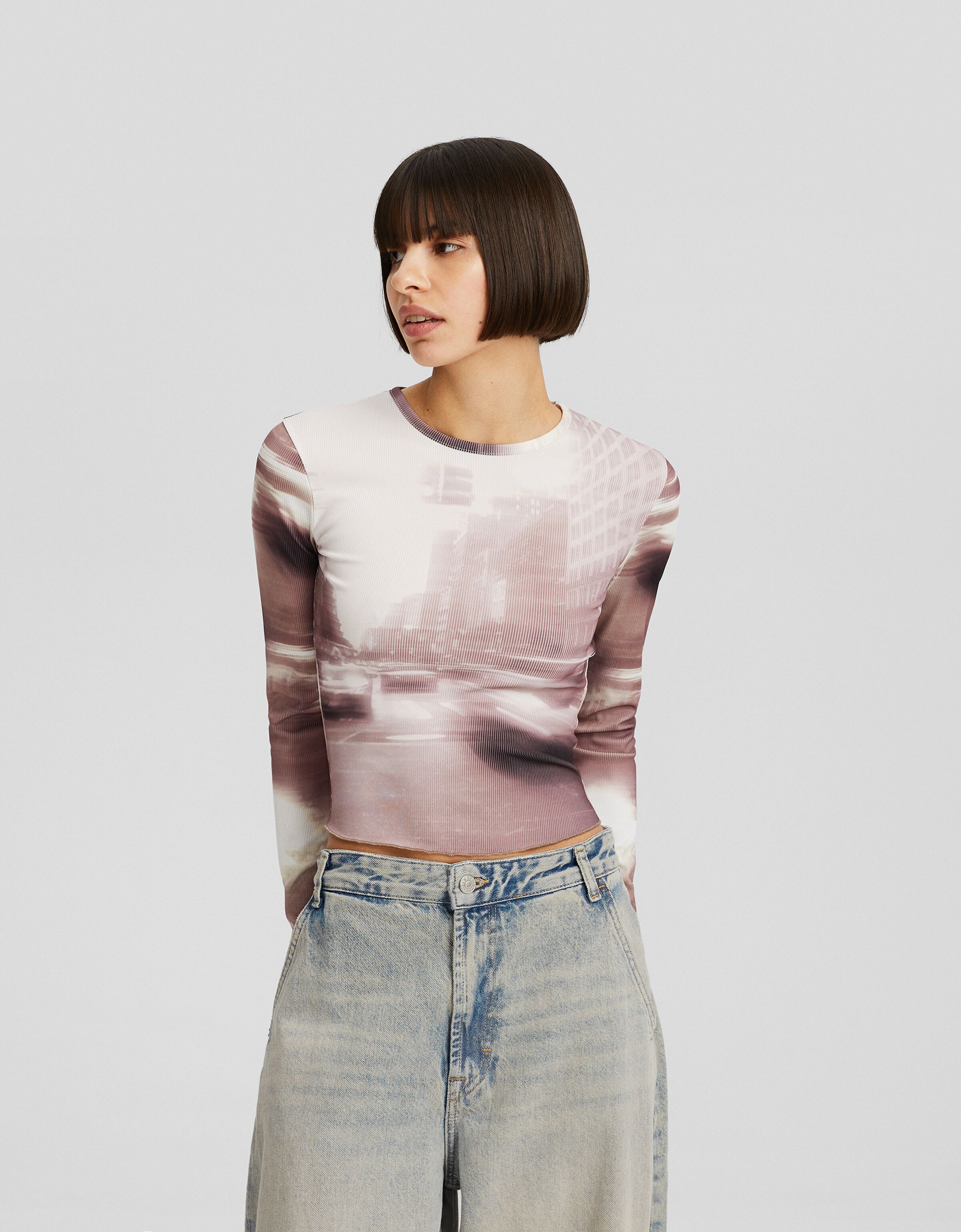 Women s T shirts New Collection BERSHKA