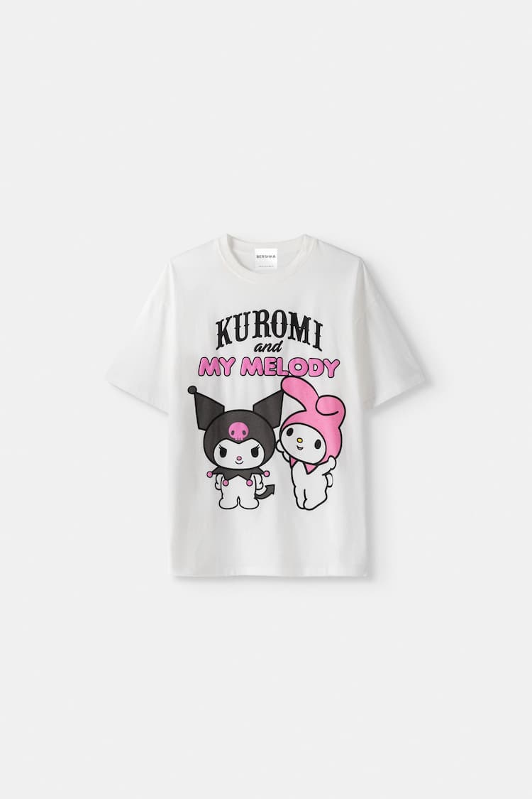 T-shirt manches courtes imprimé Kuromi