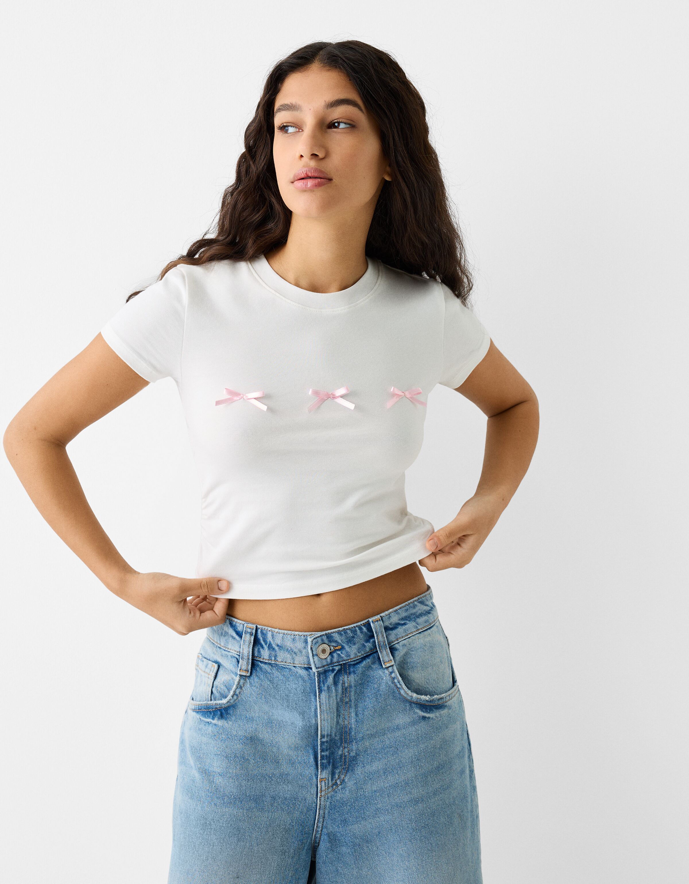 Women s T shirts New Collection BERSHKA