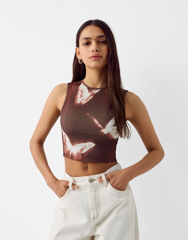 Women's Tops and Bodies | New Collection | BERSHKA