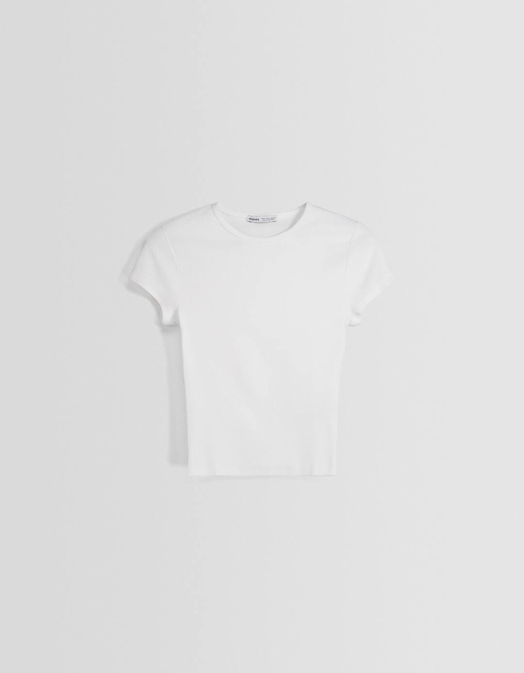 Camiseta manga corta cuello redondo
