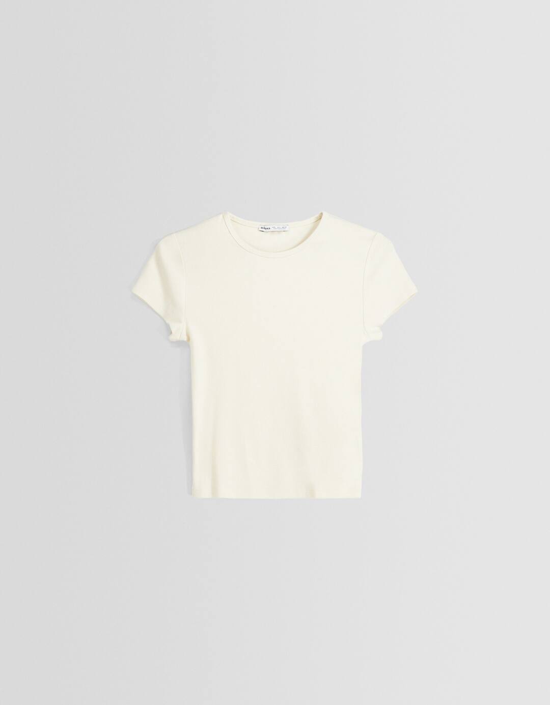 Camiseta manga corta cuello redondo
