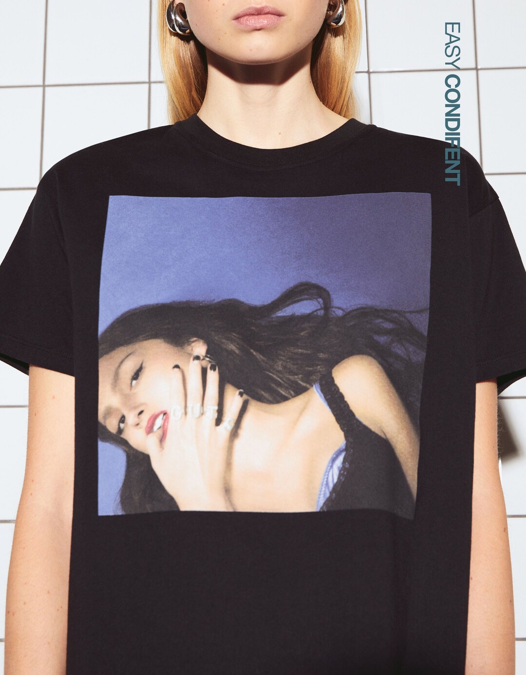 T-shirt Olivia Rodrigo manches courtes imprimé