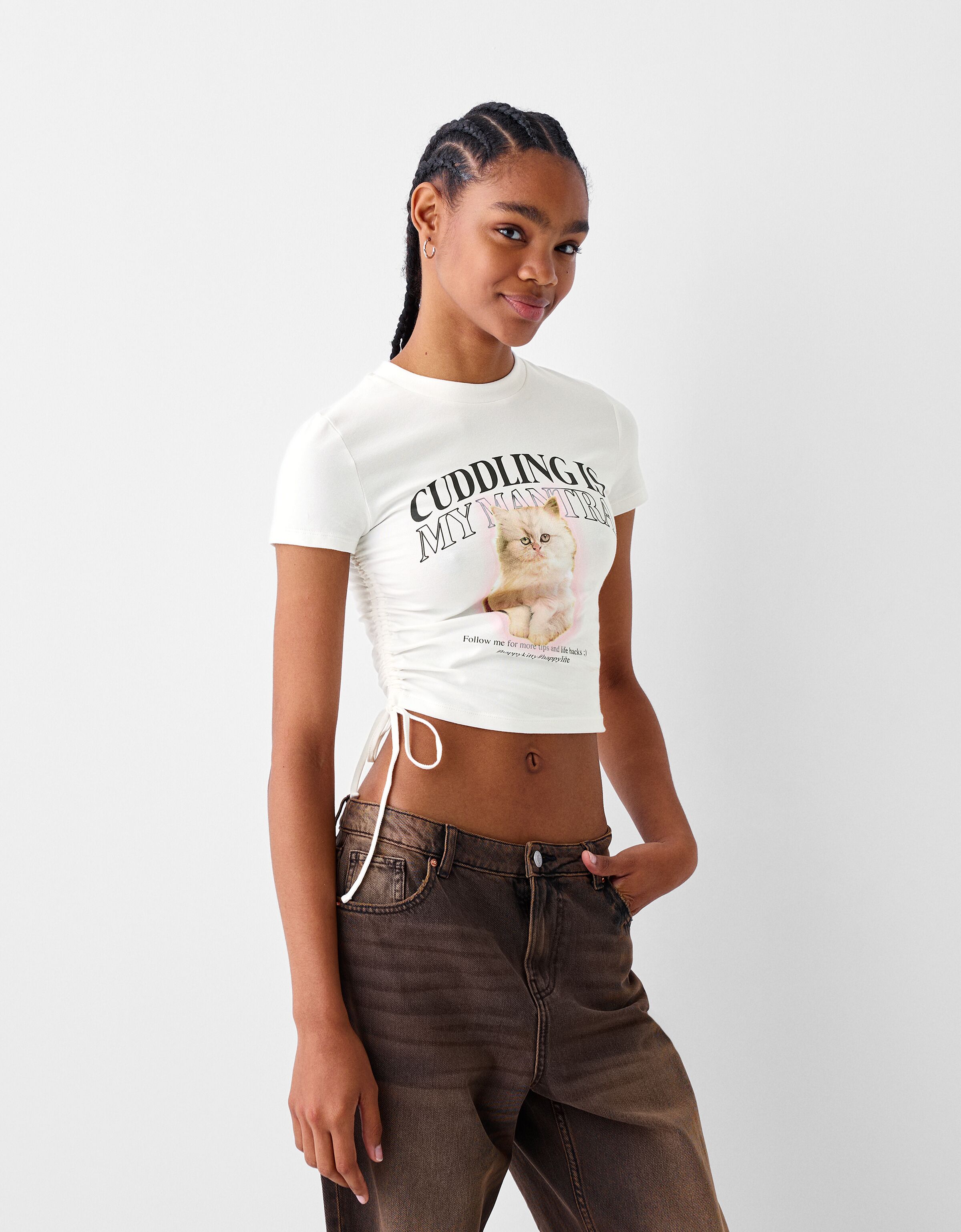 Tee shirt sale super nana bershka