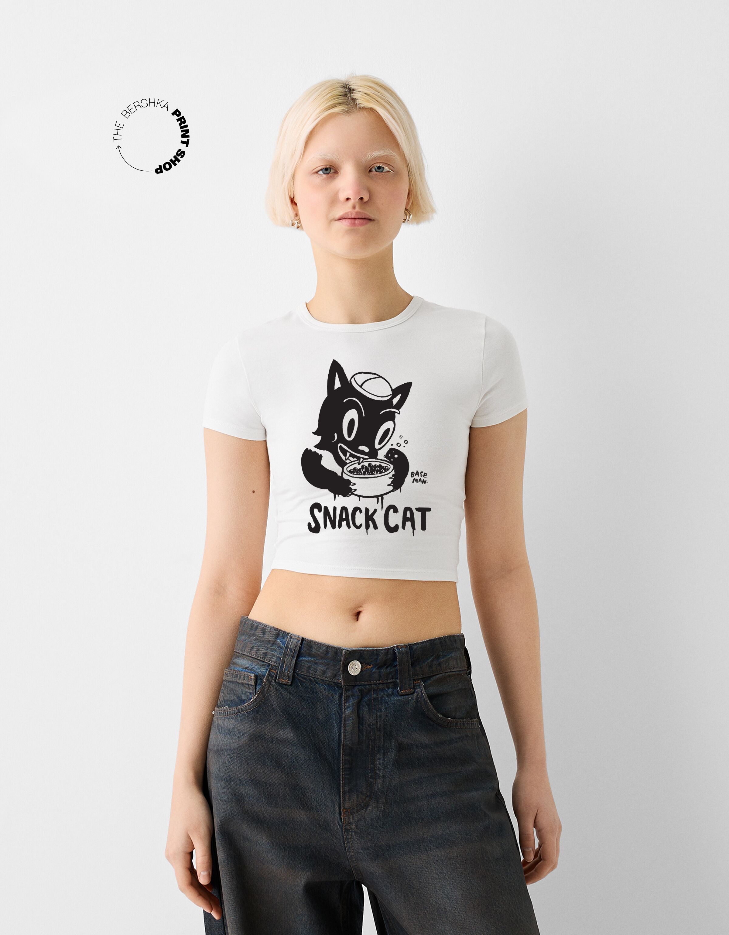 Camisetas store bershka mujer