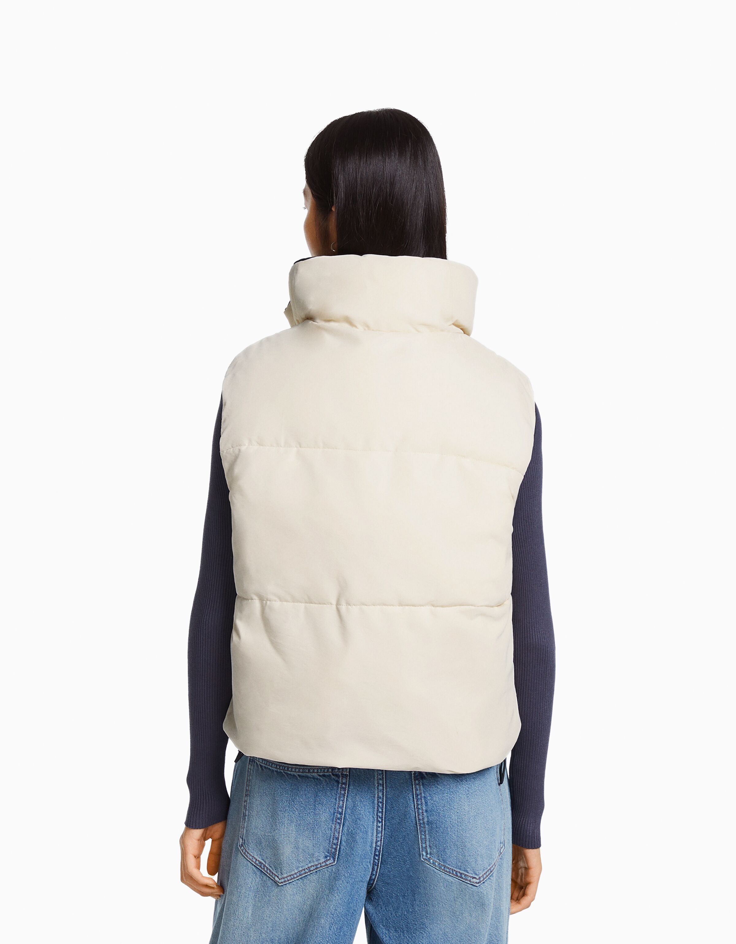 Bershka top reversible jacket
