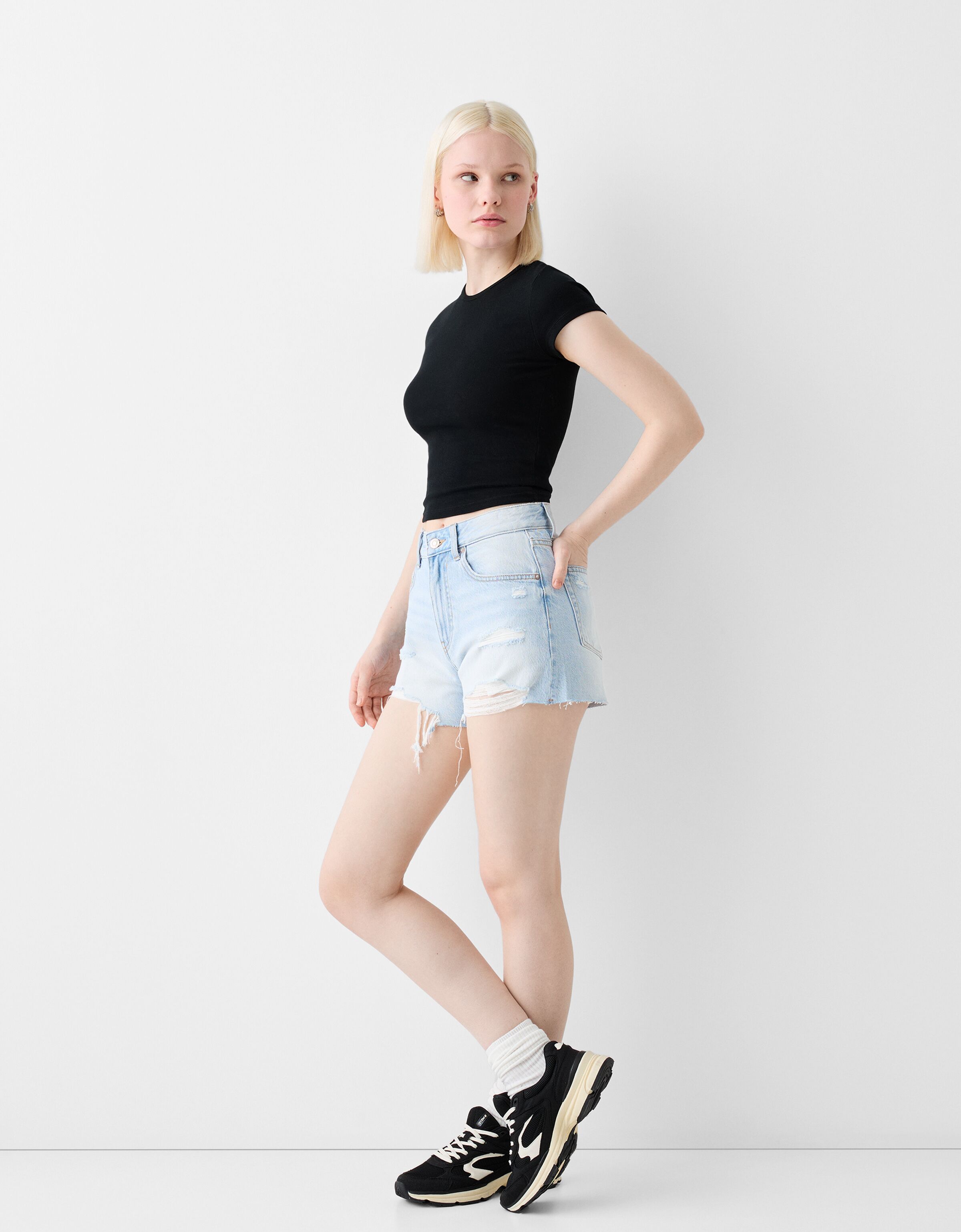 Shorts discount jeans bershka