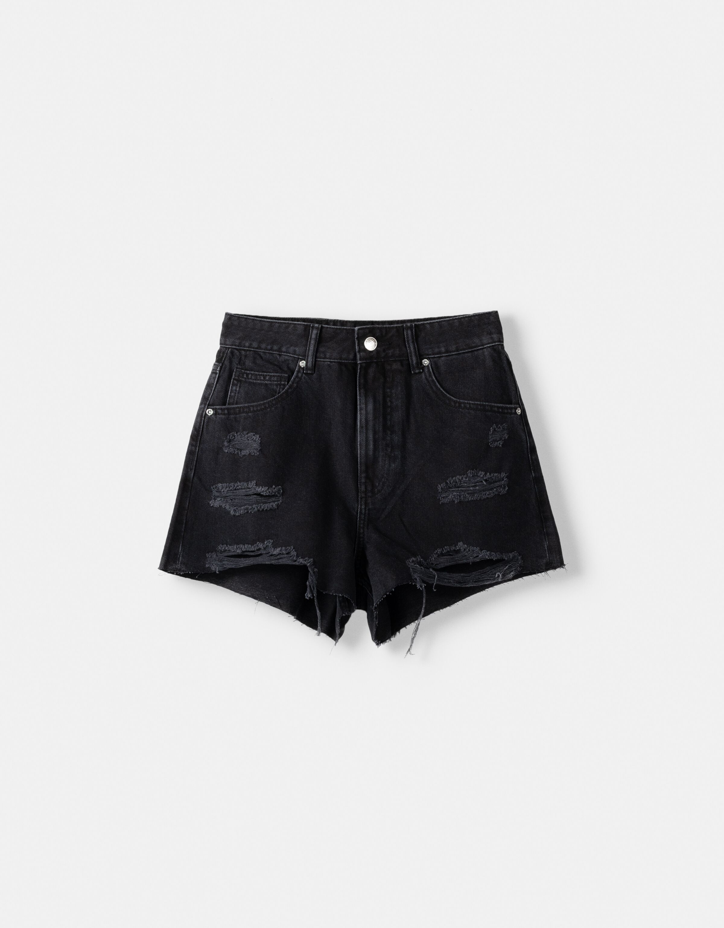 Short negro on sale bershka