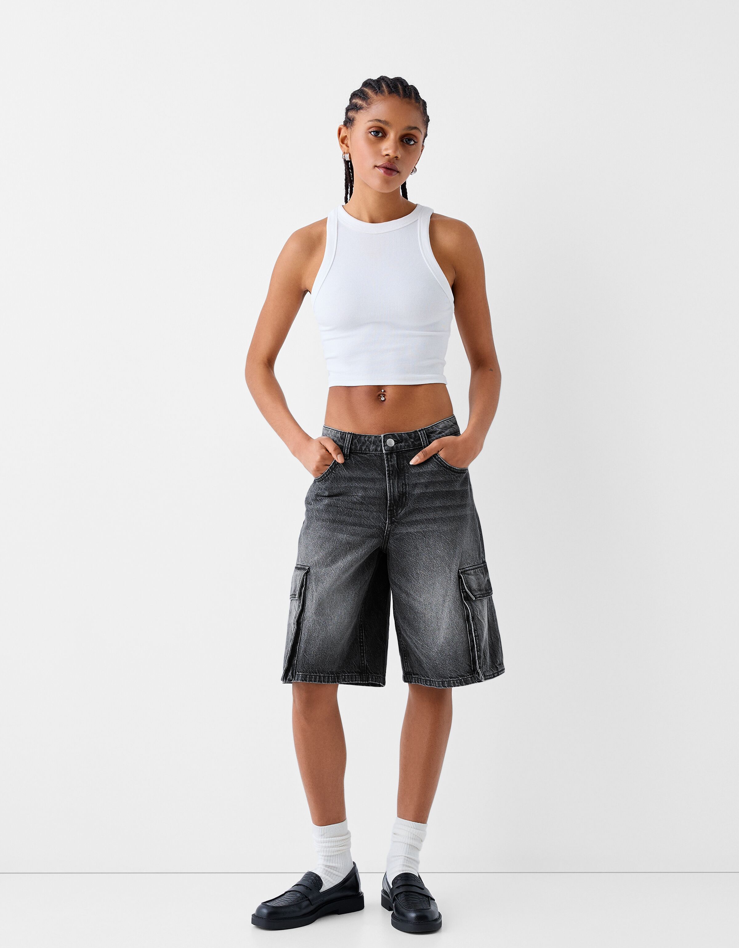 Bershka biker shorts store