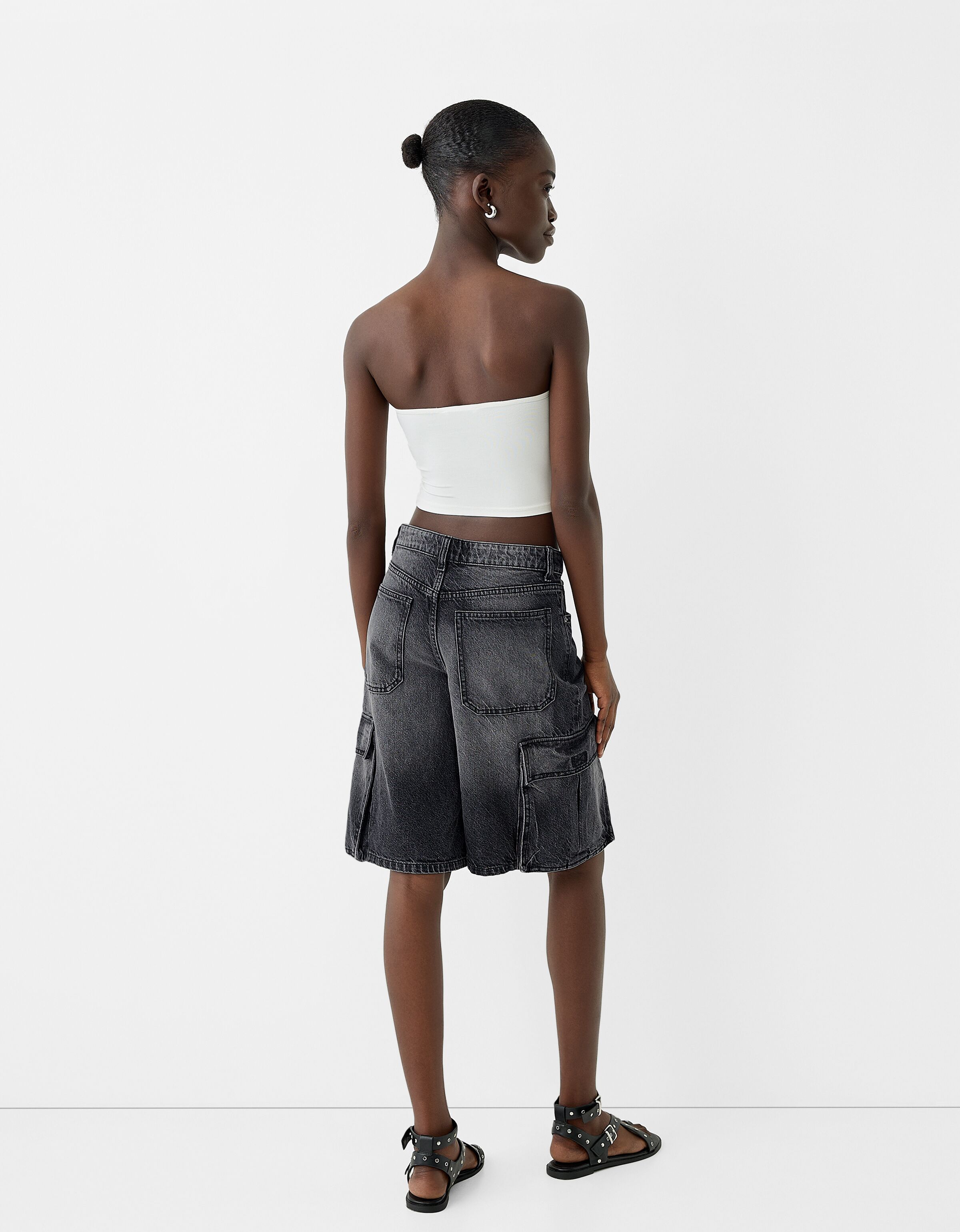 Jungen Baggy-Jeans Cargo – Lässige Used-Look Hose Mit Großen Taschen