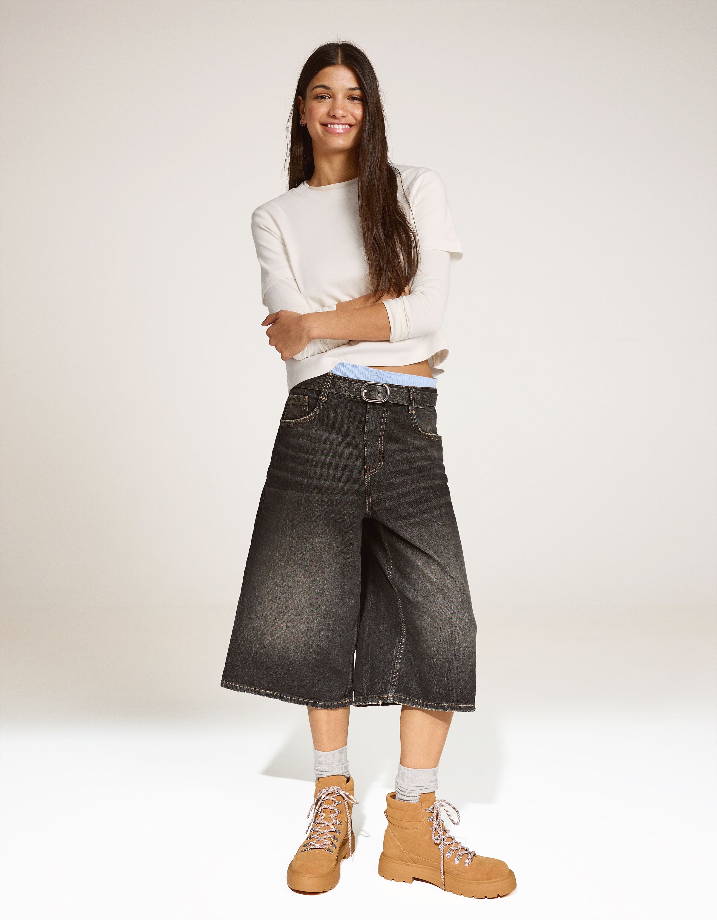 Gonna discount militare bershka