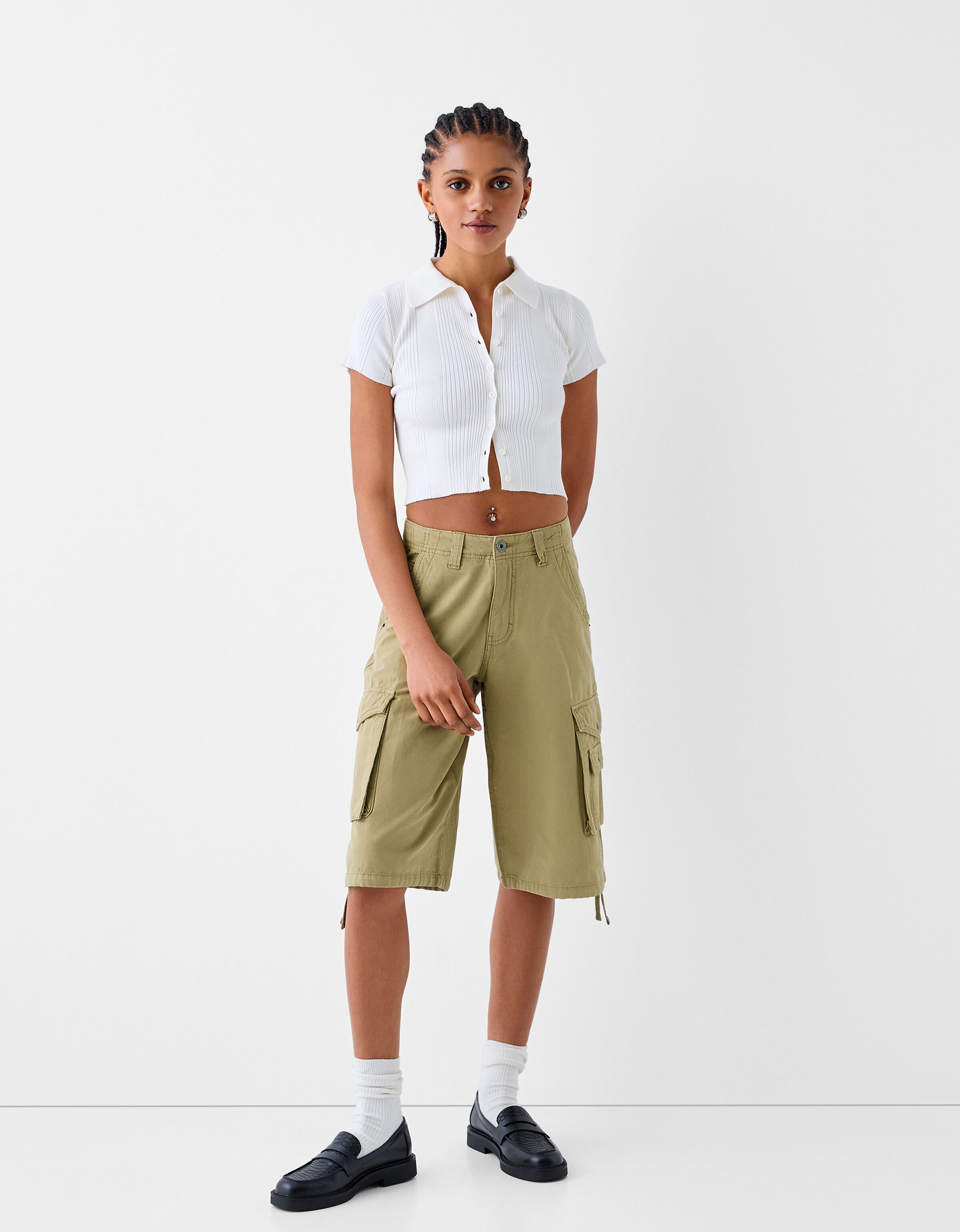Teen top bermuda shorts