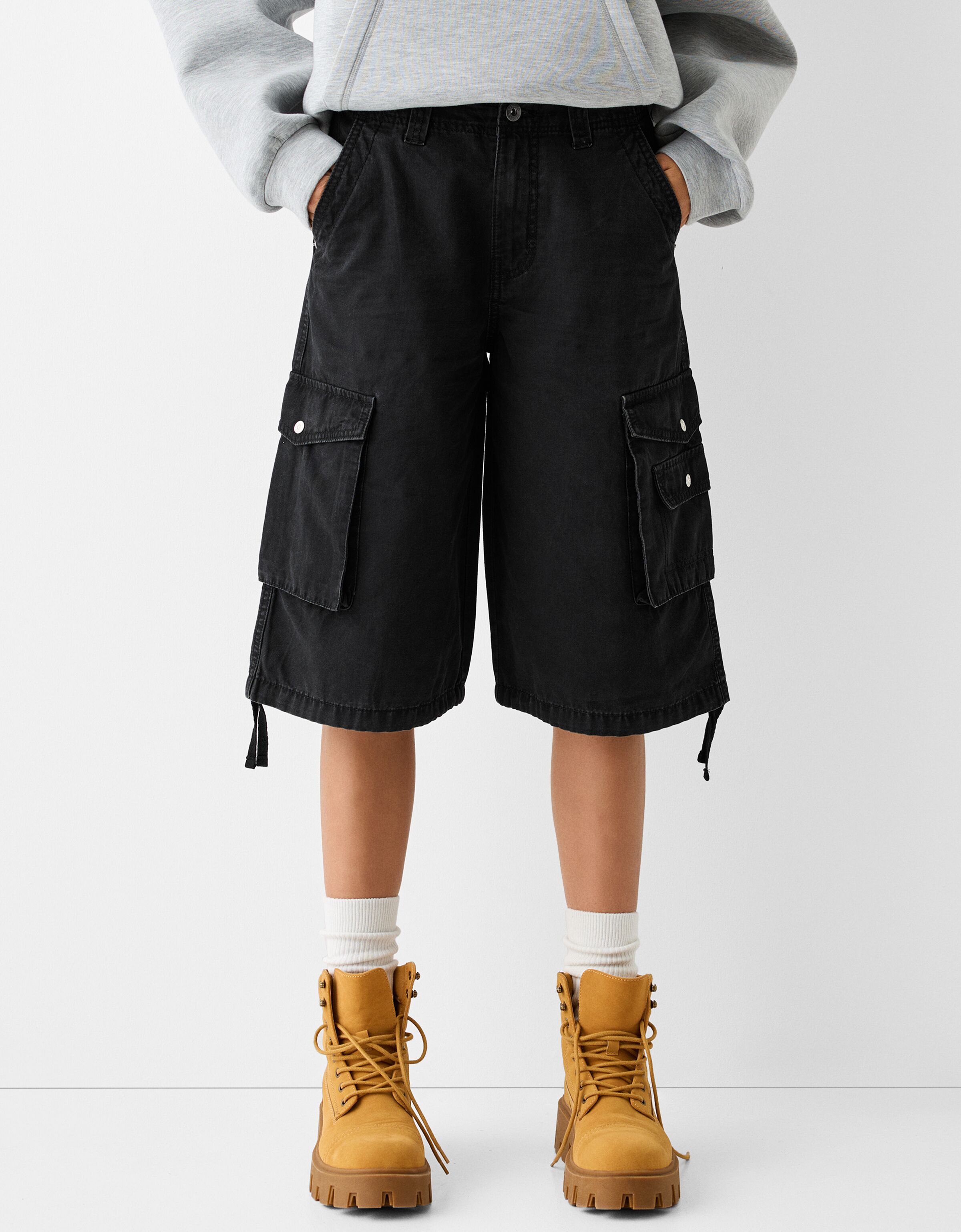 Baggy cotton shorts new arrivals