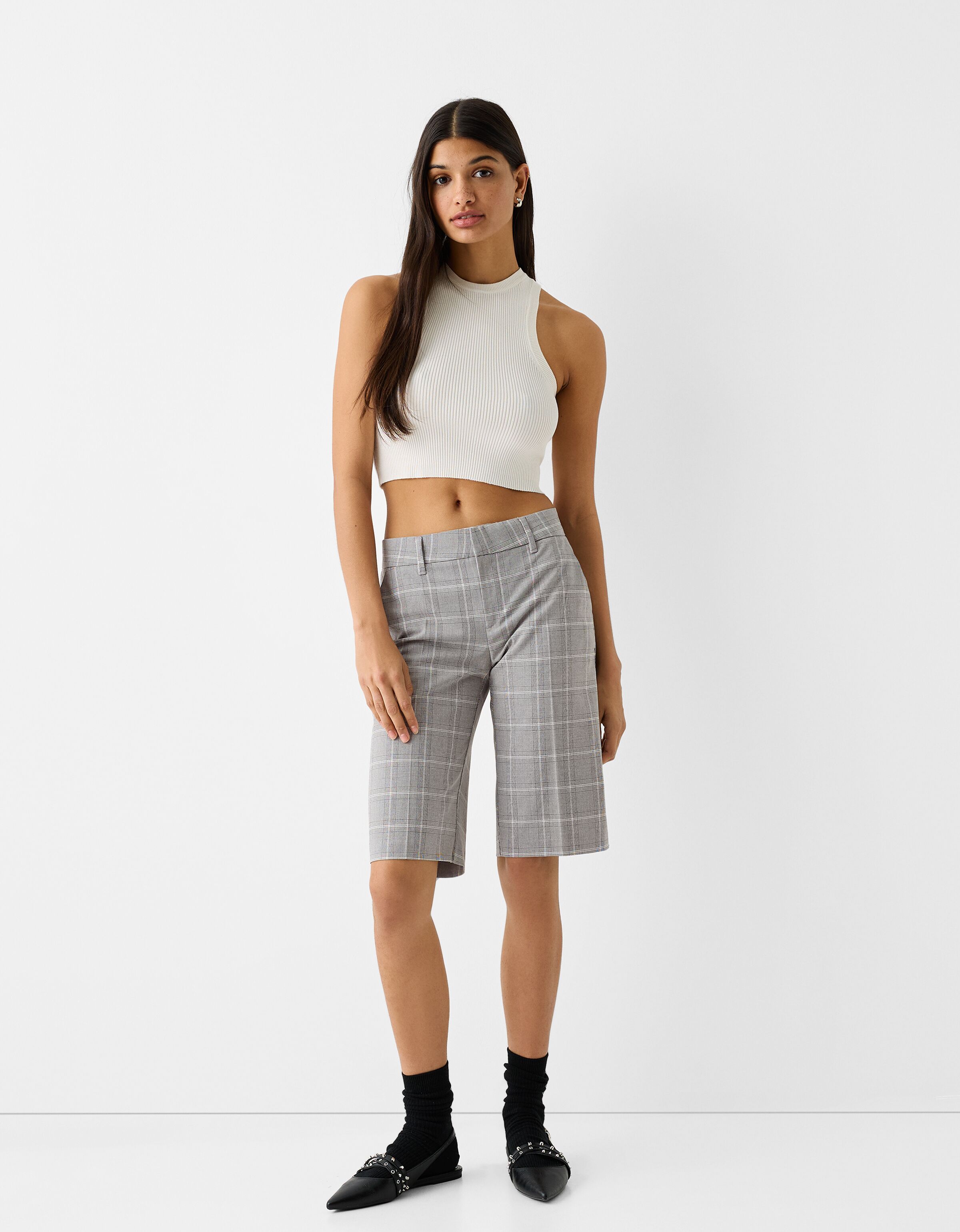Bermuda tailoring Faldas y shorts Mujer Bershka
