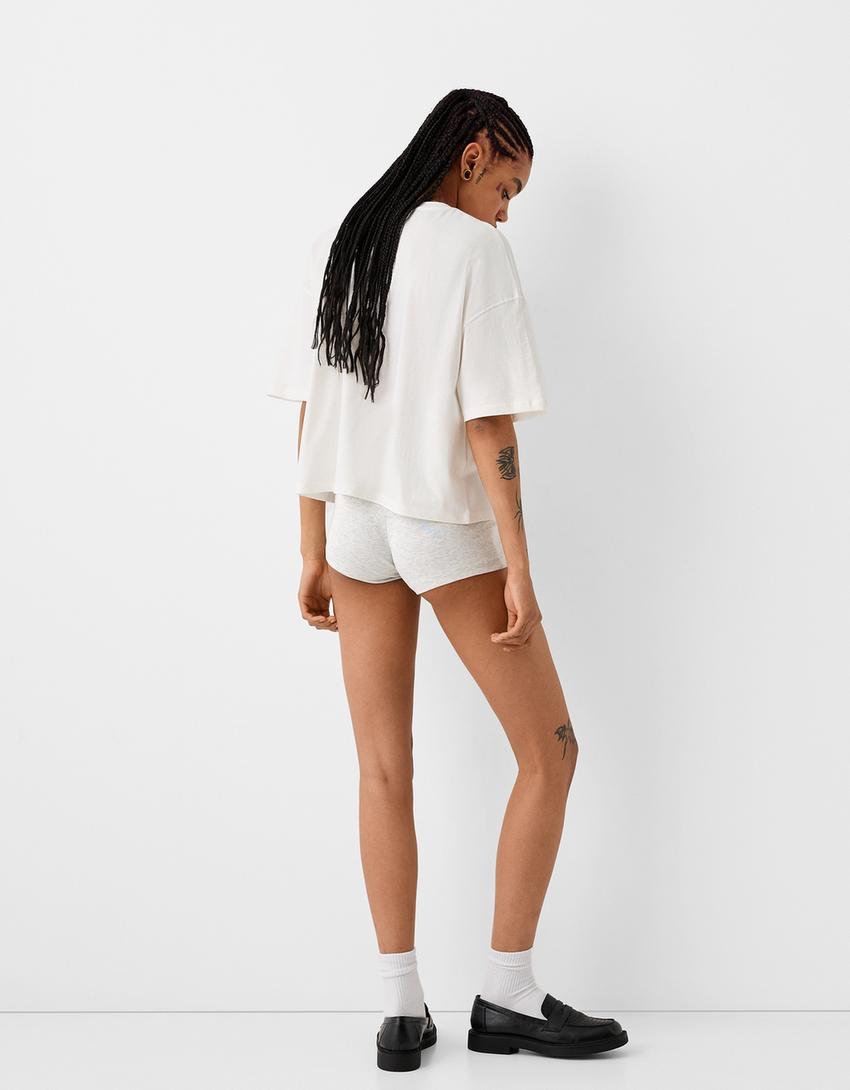 شورت قصير-رمادي-1